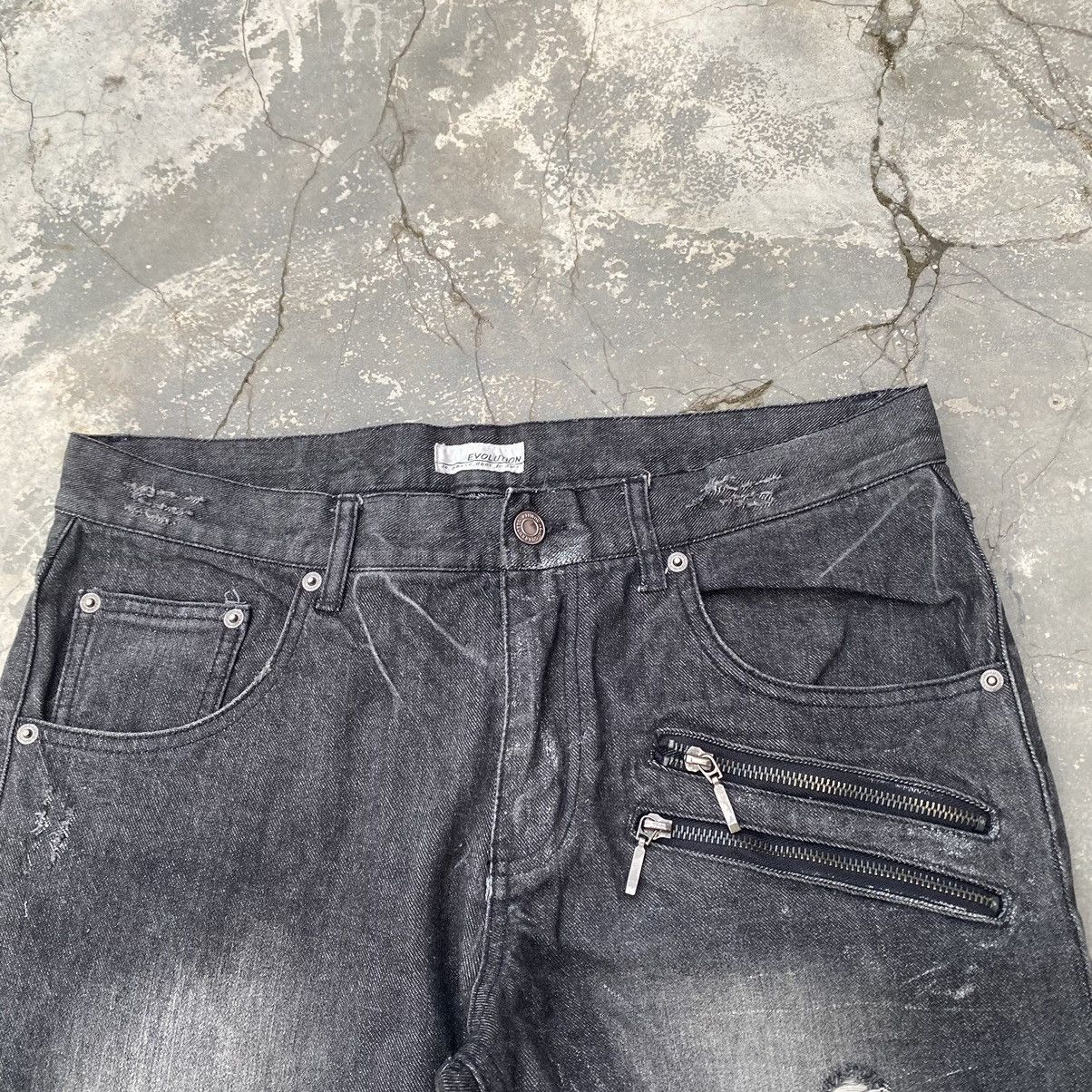 14th Addiction EVOLUTION Glitter Distressed Flare Size US 32 / EU 48 - 7 Thumbnail