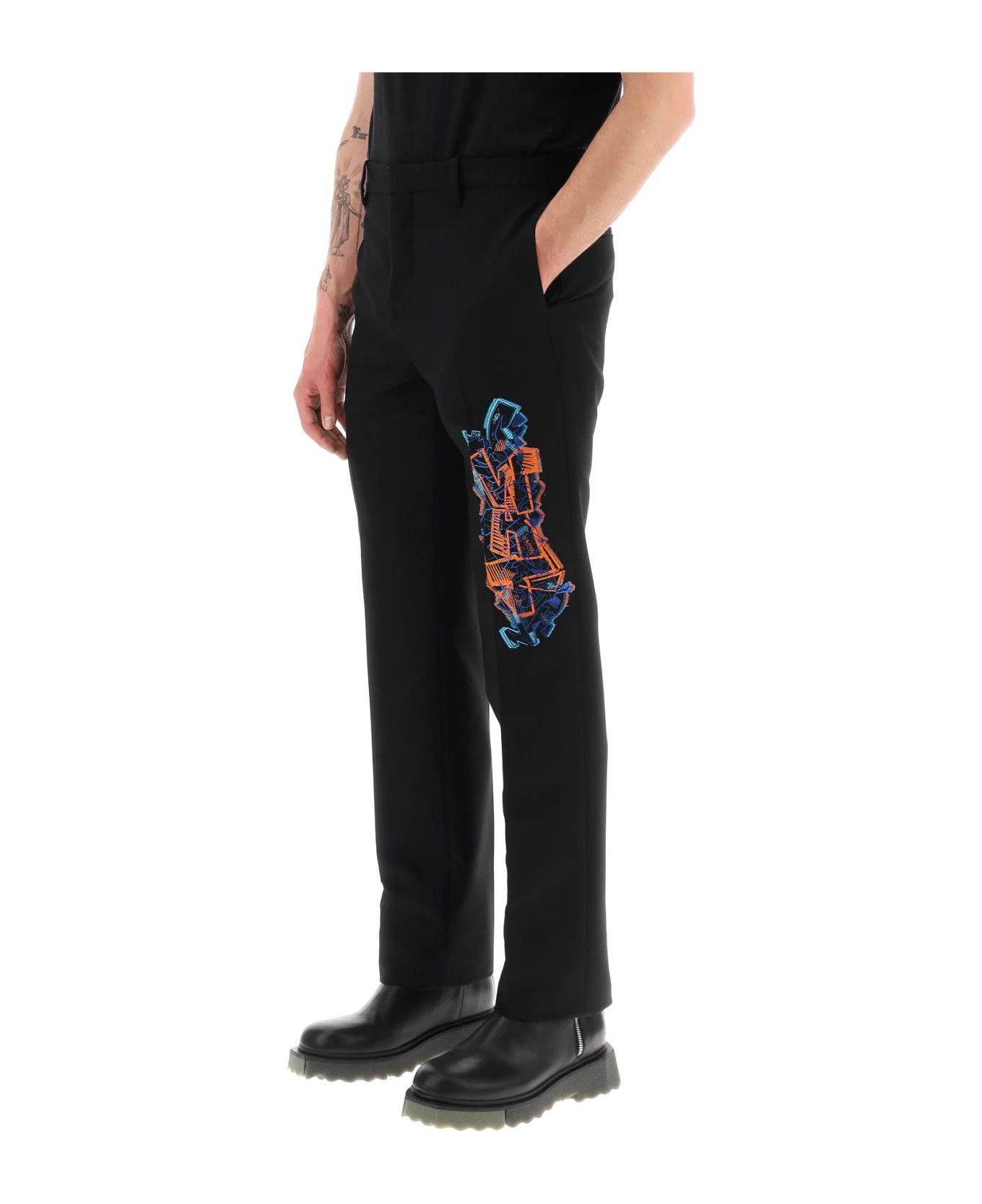 Off-White o1y0225 Casual Pant in Black Size US 32 / EU 48 - 3 Thumbnail
