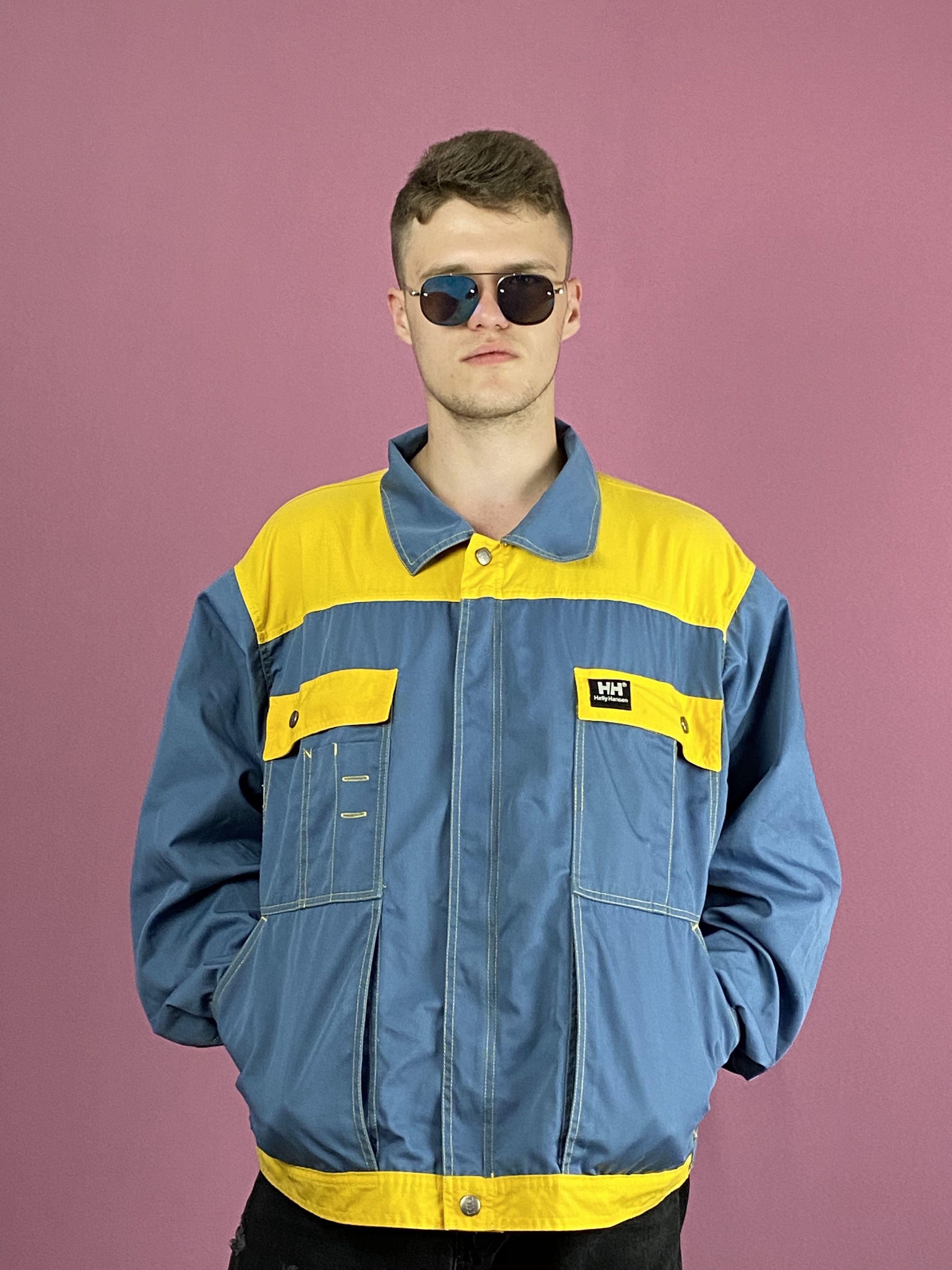 Helly Hansen × Vintage Helly Hansen Vintage Men's Work Jacket - L Size US L / EU 52-54 / 3 - 1 Thumbnail
