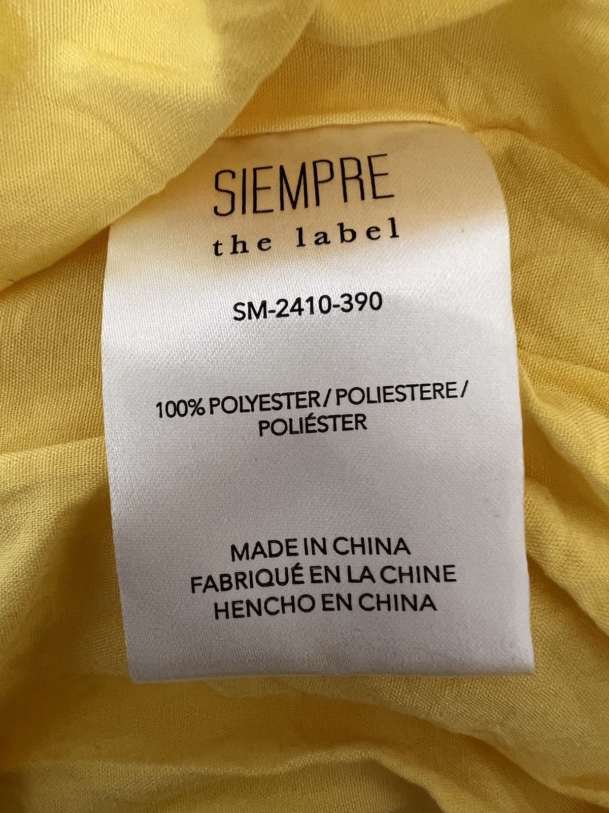 Anthropologie Anthropologie Yellow Smocked Mini Bubble Dress size M Size M / US 6-8 / IT 42-44 - 8 Thumbnail