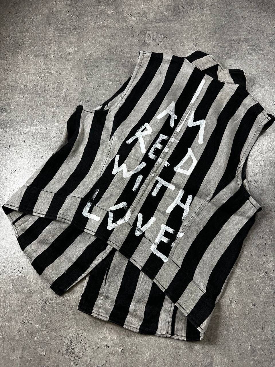 Ann Demeulemeester RARE Ann Demeulemeester SS17 “I AM RED WITH LOVE” Sheer Vest Size M / US 6-8 / IT 42-44 - 15 Thumbnail