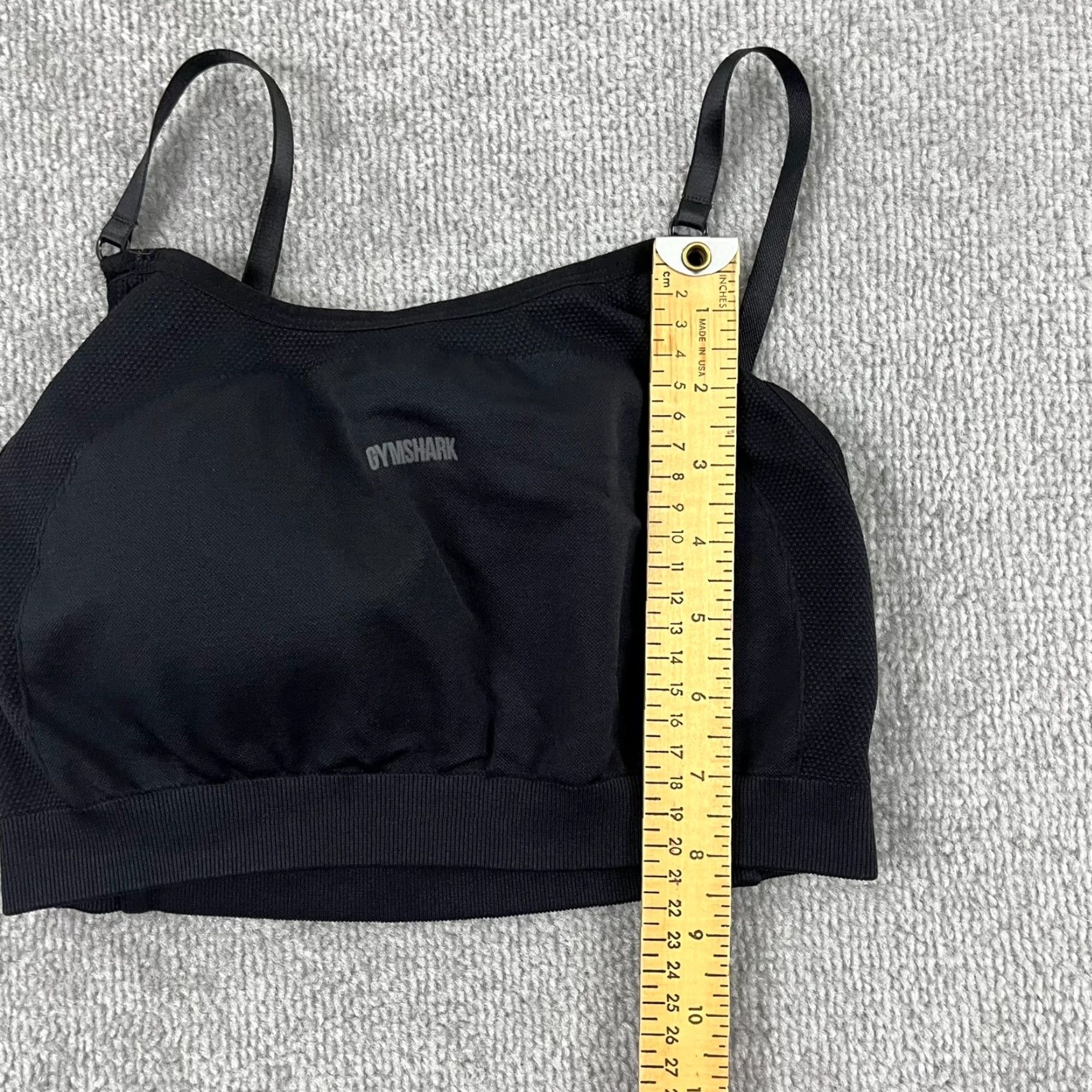 Gymshark GYMSHARK Sports Bra Womens XS/Small Black Workout Yoga Gym Train Size ONE SIZE - 5 Thumbnail
