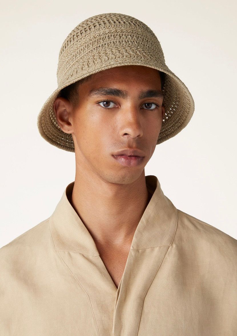 Loro Piana o1srvl11e0325 FAN8414 Size: OS / Knitted Silk Cap / Hat Size ONE SIZE - 1 Thumbnail