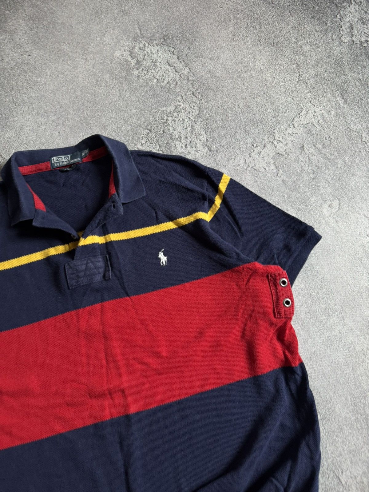 Polo Ralph Lauren Polo Ralph Lauren XL striped polo 👕 tee tshirt vintage rugby Size US XL / EU 56 / 4 - 4 Thumbnail