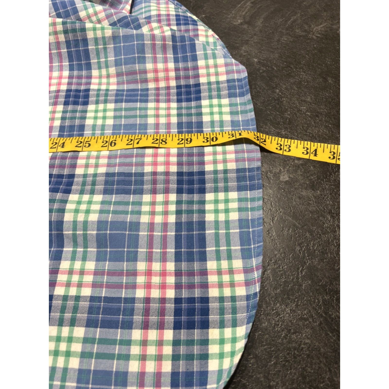 Polo Ralph Lauren Polo Ralph Lauren Short Sleeve Button-Up Shirt XL Blue Green Plaid Multicolor Mens Classic Size US XL / EU 56 / 4 - 7 Thumbnail