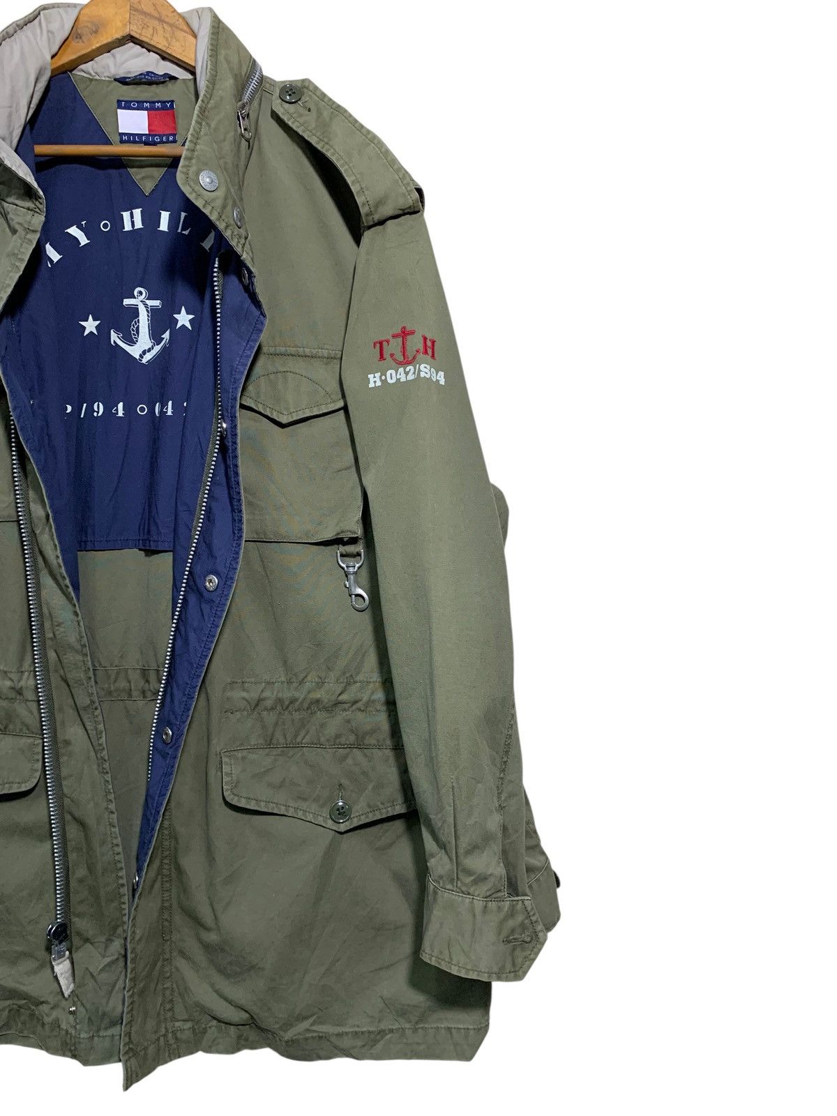 Tommy Hilfiger 🔥T.HILFIGER M-65 FIELD JACKETS MILITARY Size US L / EU 52-54 / 3 - 3 Thumbnail