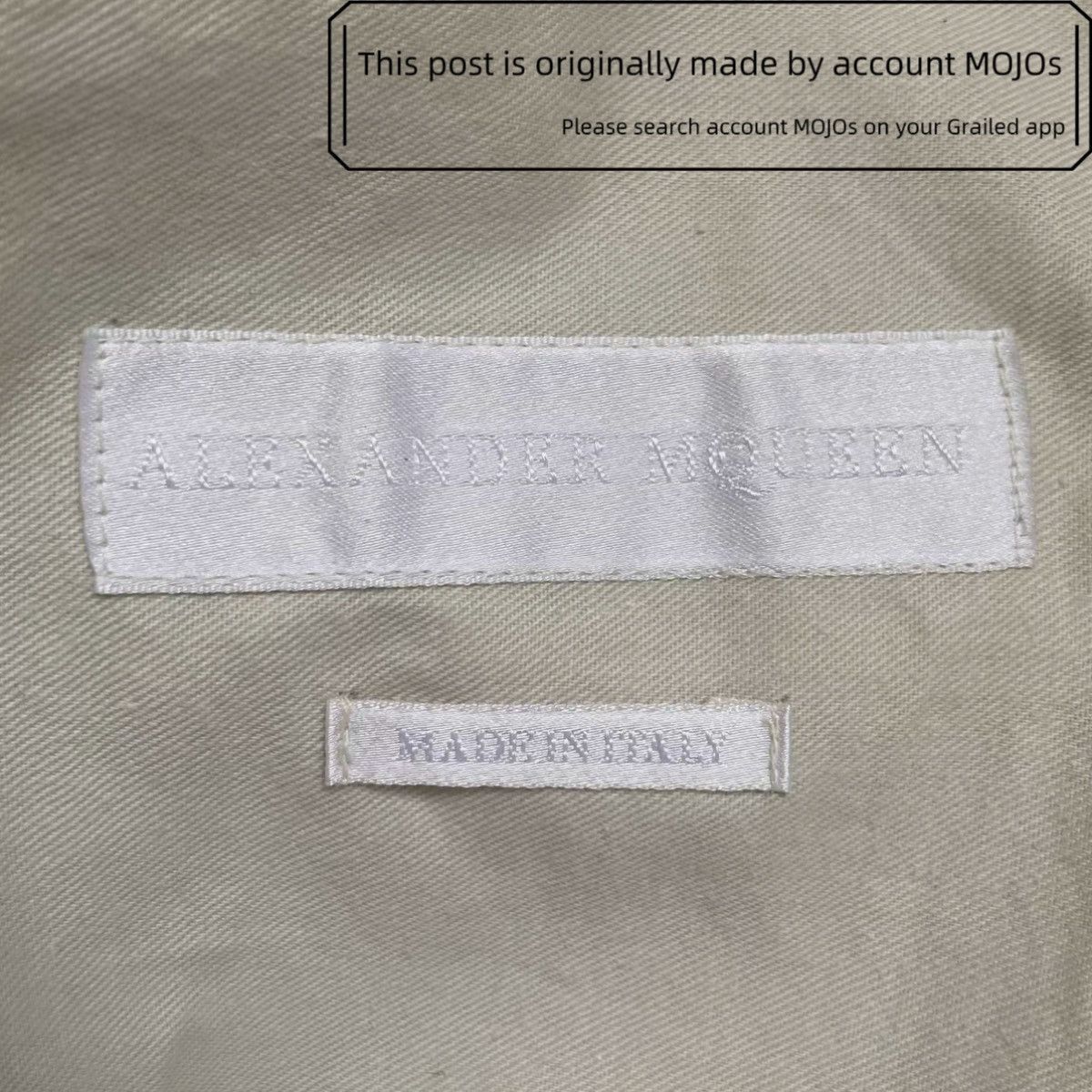 Alexander McQueen Sz 46 Alexander McQueen 15SS Silver Pattern Flight Jacket Size US S / EU 44-46 / 1 - 7 Thumbnail