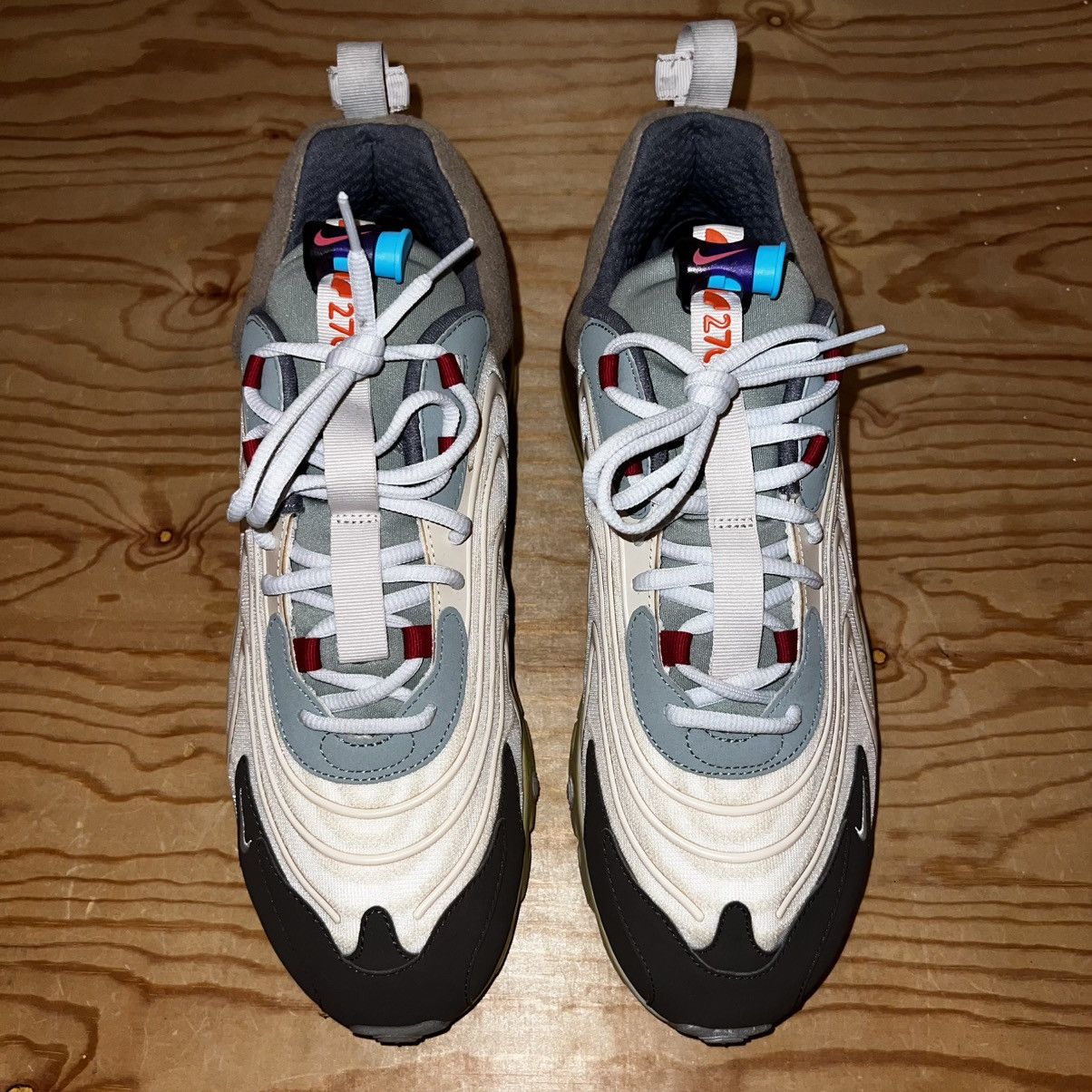 Nike × Travis Scott NIKE TRAVIS SCOTT AIR MAX 270 REACT ENG CACTUS TRAILS SHOES Size US 11.5 / EU 44-45 - 4 Thumbnail