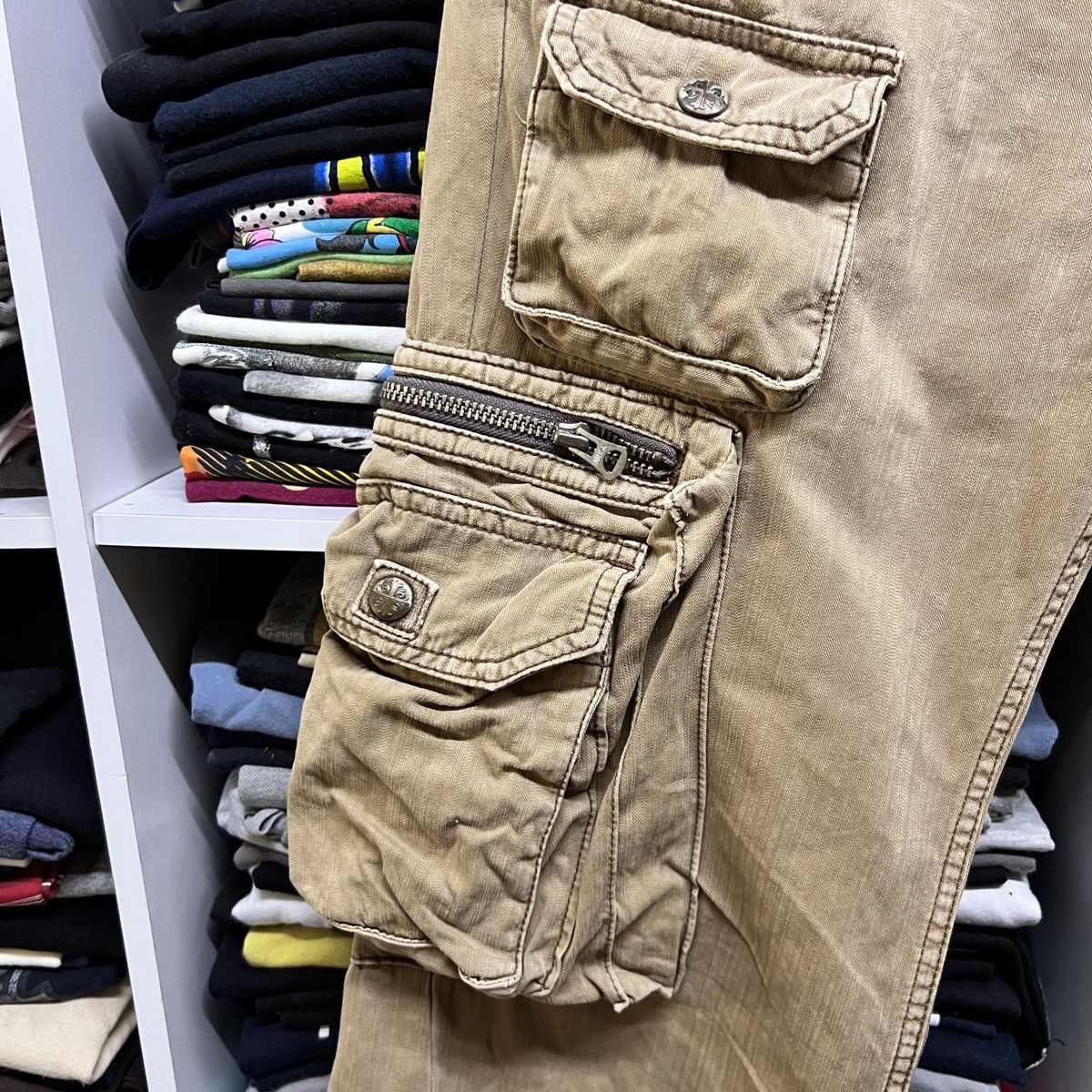Japanese Brand VTG SURPLUS CARGO PANT MADE IN JAPAN Size US 30 / EU 46 - 4 Thumbnail