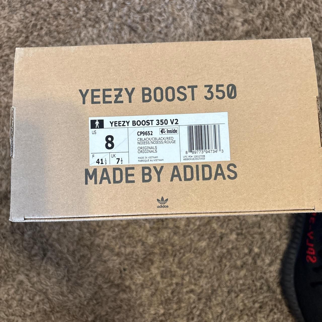 Adidas × Kanye West adidas yeezy 350 V2 bred (2020 release) Size US 8 / EU 41 - 7 Thumbnail