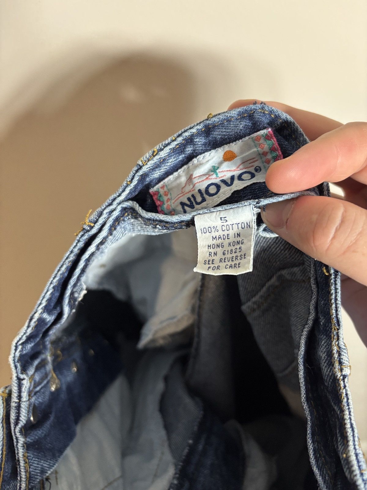 Vintage Vintage Nuovo Western Jeans 100% Cotton Size 5 26” Size 26" / US 2 / IT 38 - 5 Thumbnail