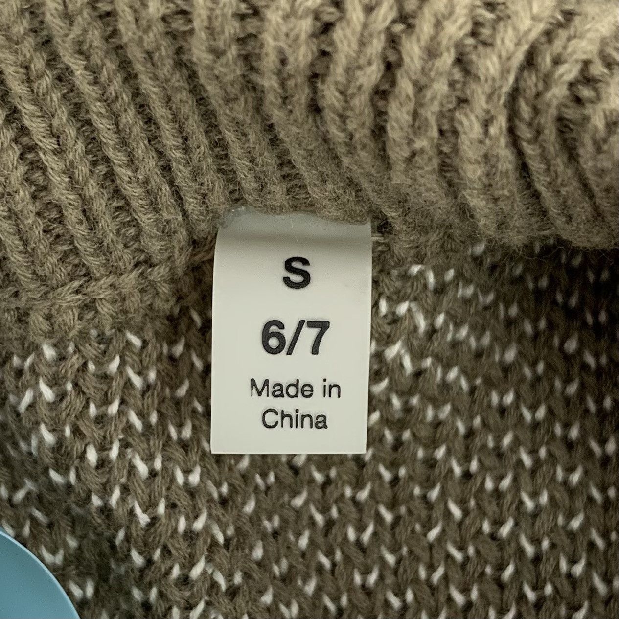 Essentials Essentials Intarsia Long Sleeve Knit Sweater K26WX Size S / US 4 / IT 40 - 6 Thumbnail