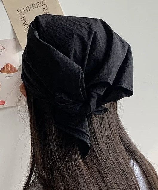 Other Y2K embroidered colorblock multi-style handkerchief cap hat Size ONE SIZE - 6 Thumbnail