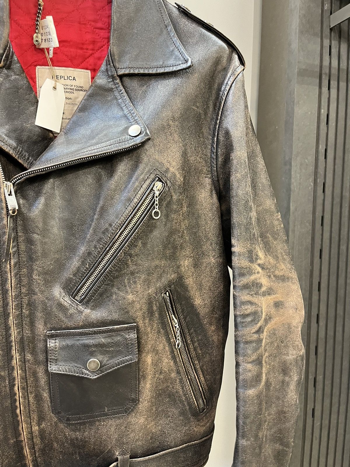 Maison Margiela Replica Leather Perfecto Jacket
