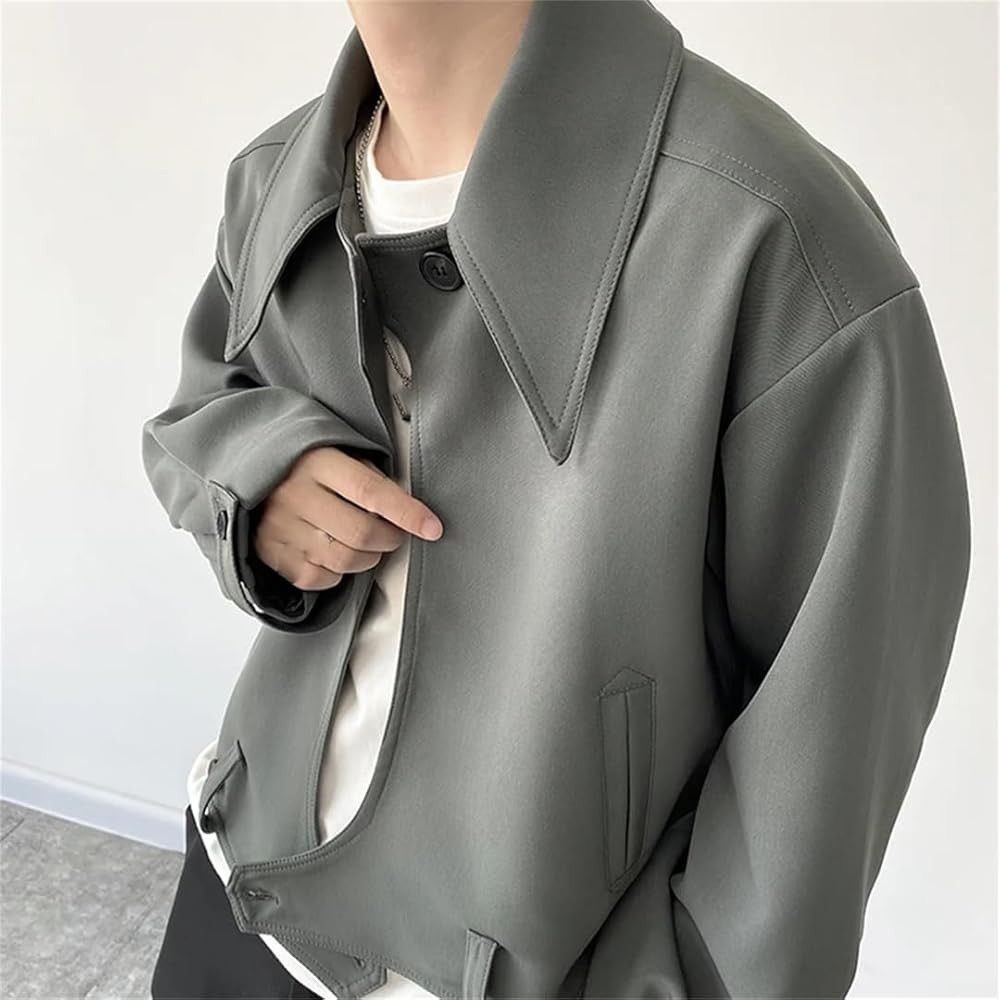Designer × Vintage Design Khaki Collar Casual Trendy Jacket Size US M / EU 48-50 / 2 - 4 Thumbnail