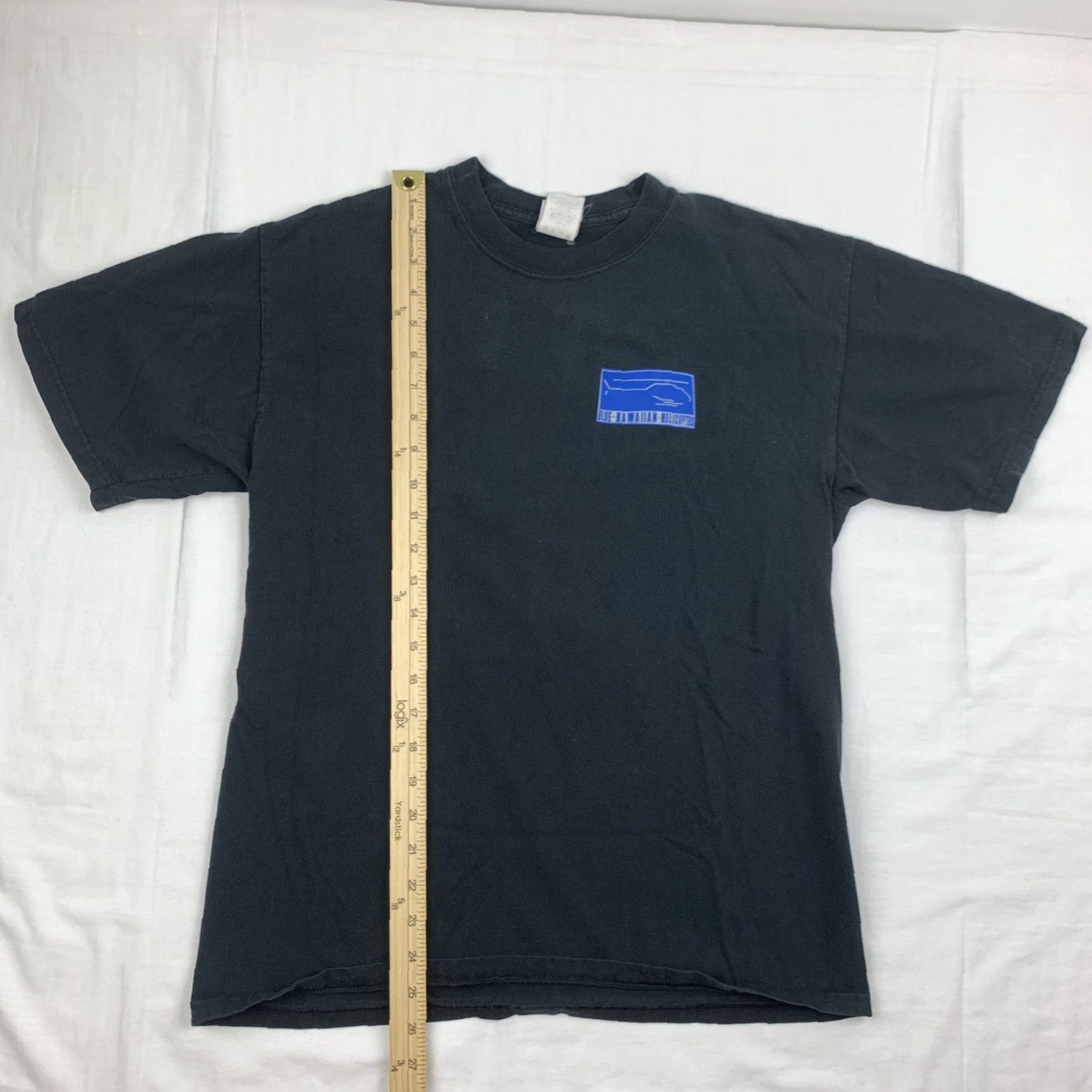 Hanes VINTAGE Hanes Hawaiian Helicopters T-Shirt Adult Medium Black Floral 90s Y2K Mens Size US M / EU 48-50 / 2 - 6 Thumbnail