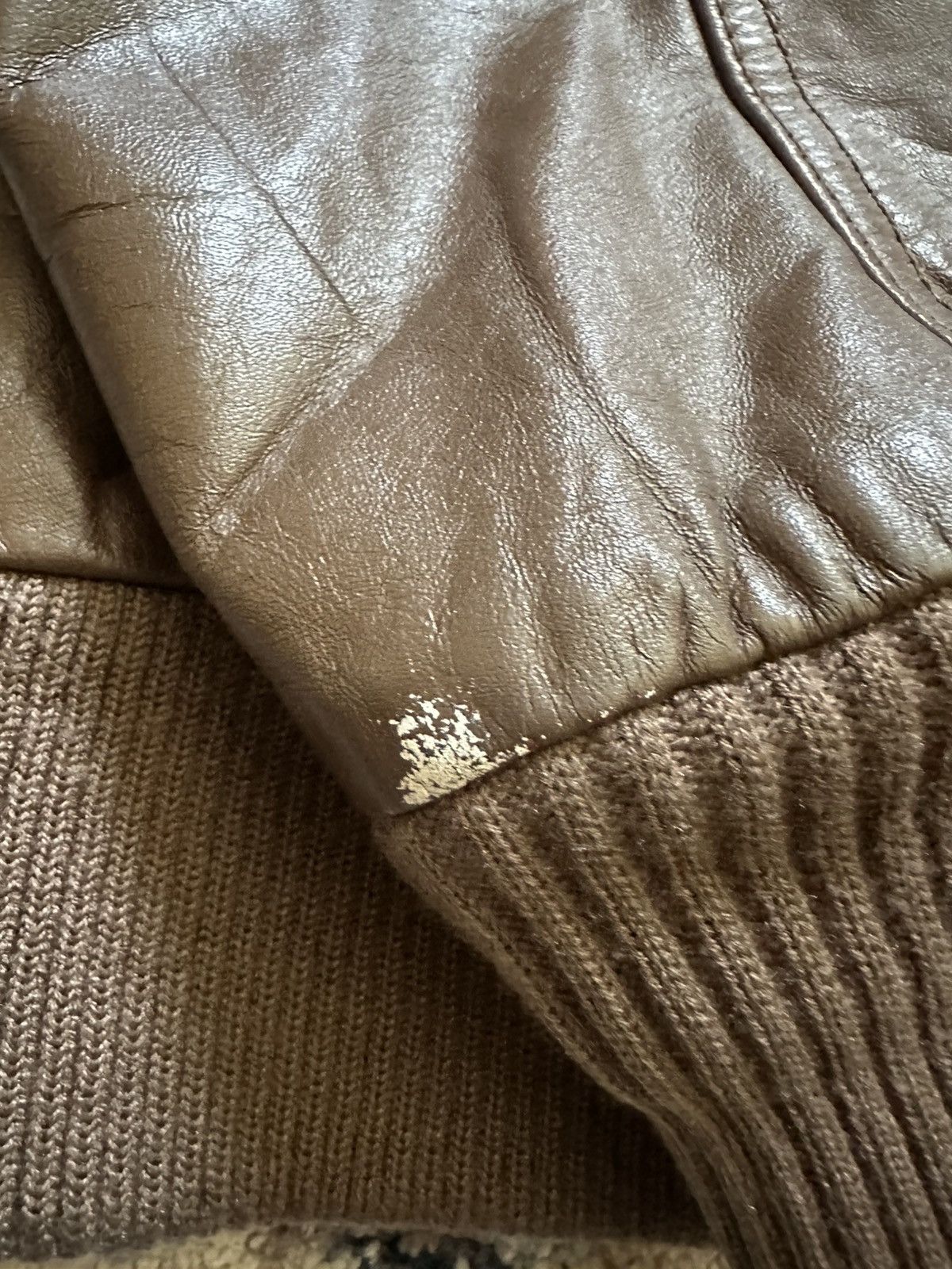Vintage Aviator Leather Jacket