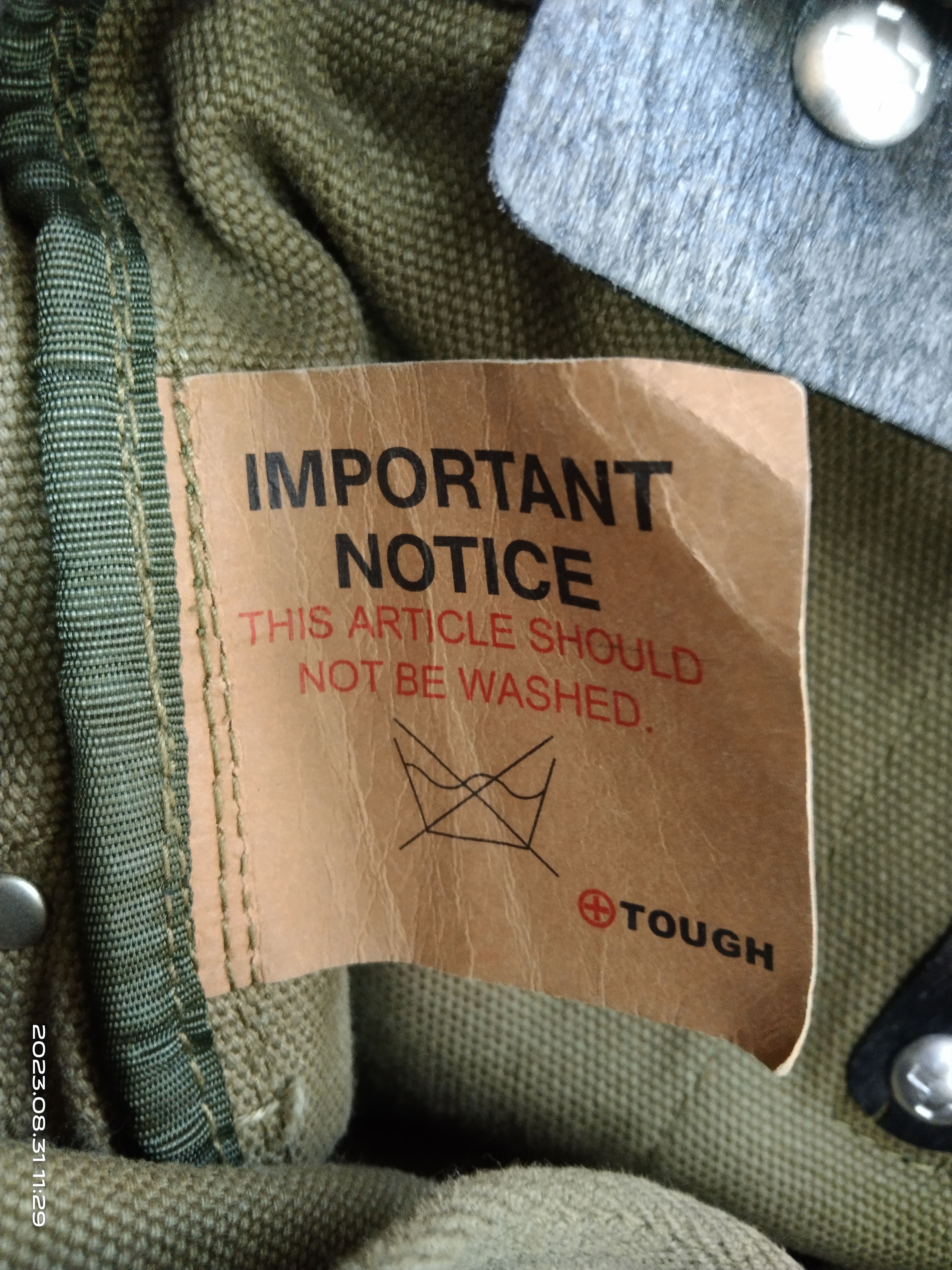 Vintage TOUCH MILITARY BAGPACK Size ONE SIZE - 8 Thumbnail