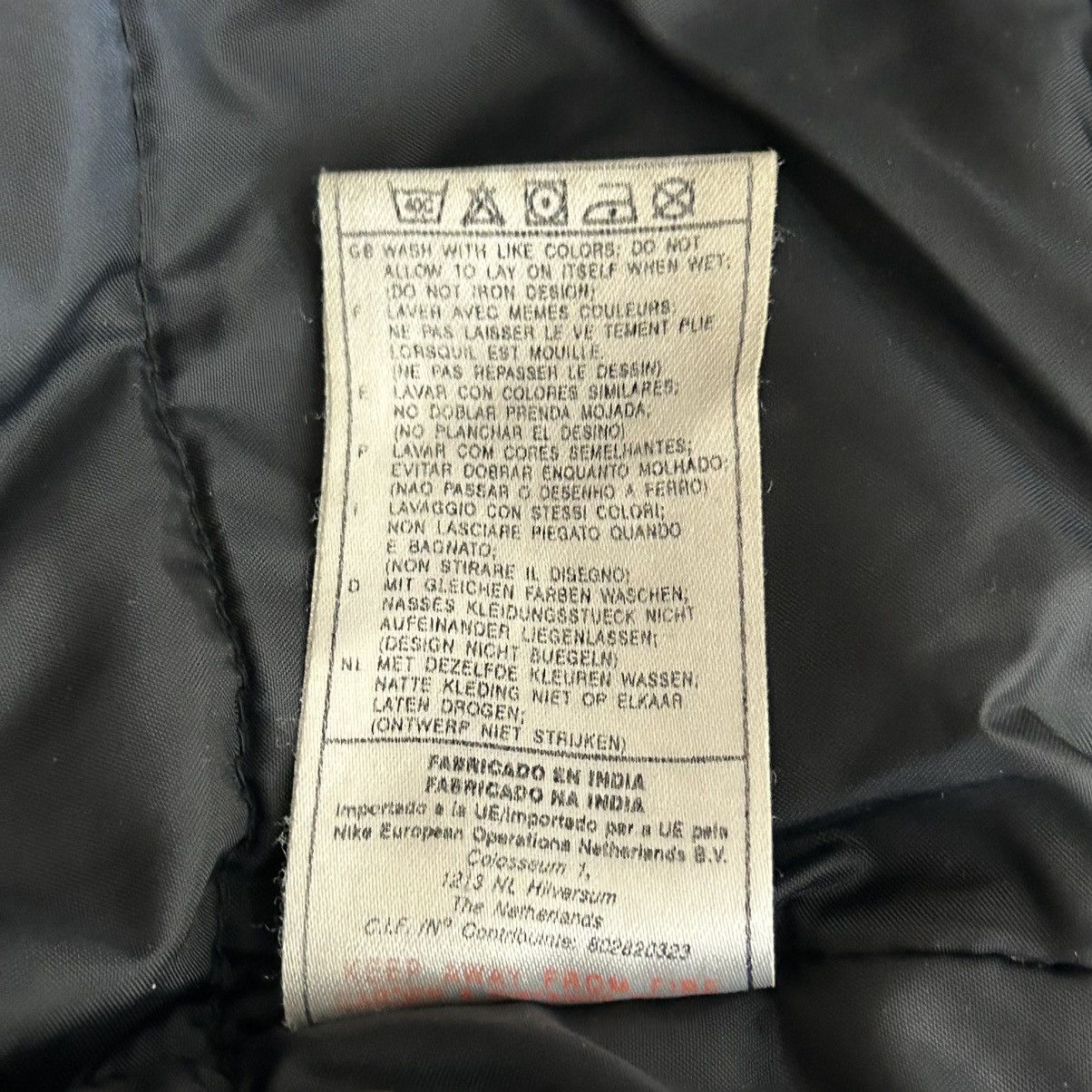 Nike × Vintage Nike insulated Coat big logo spellout swoosh embriordery Size US S / EU 44-46 / 1 - 10 Thumbnail