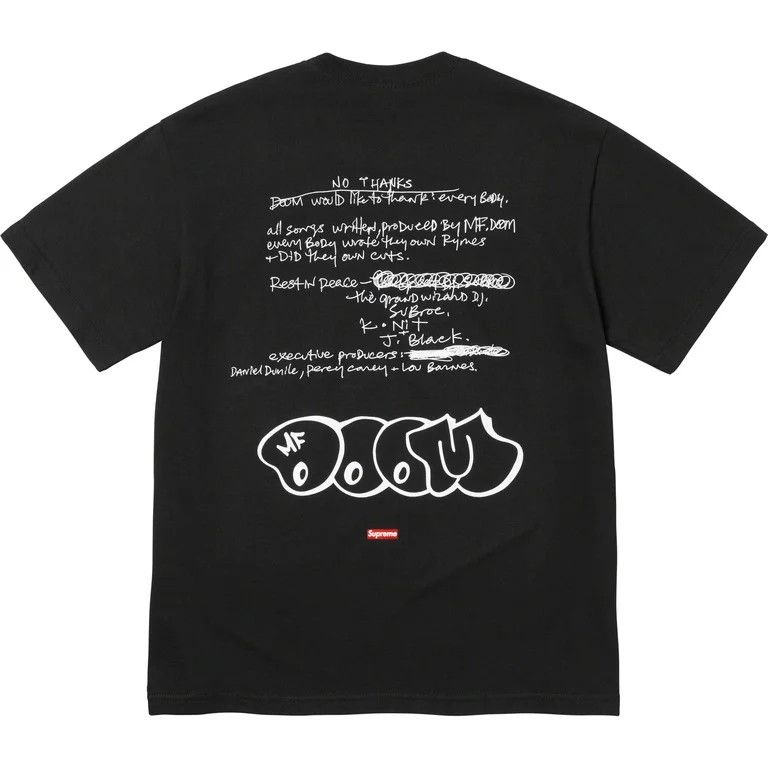 Supreme Supreme MF DOOM Tee 'Black' Size US M / EU 48-50 / 2 - 2 Thumbnail