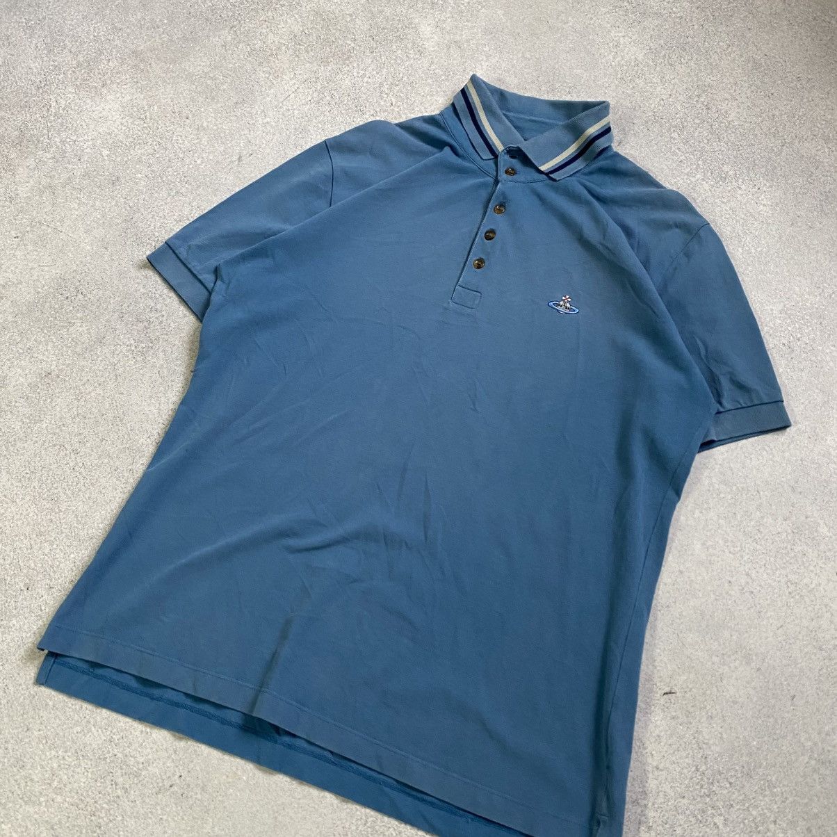 Vivienne Westwood Vivienne Westwood Polo T-Shirt Rare Retro Hype Y2K Size US XL / EU 56 / 4 - 2 Thumbnail