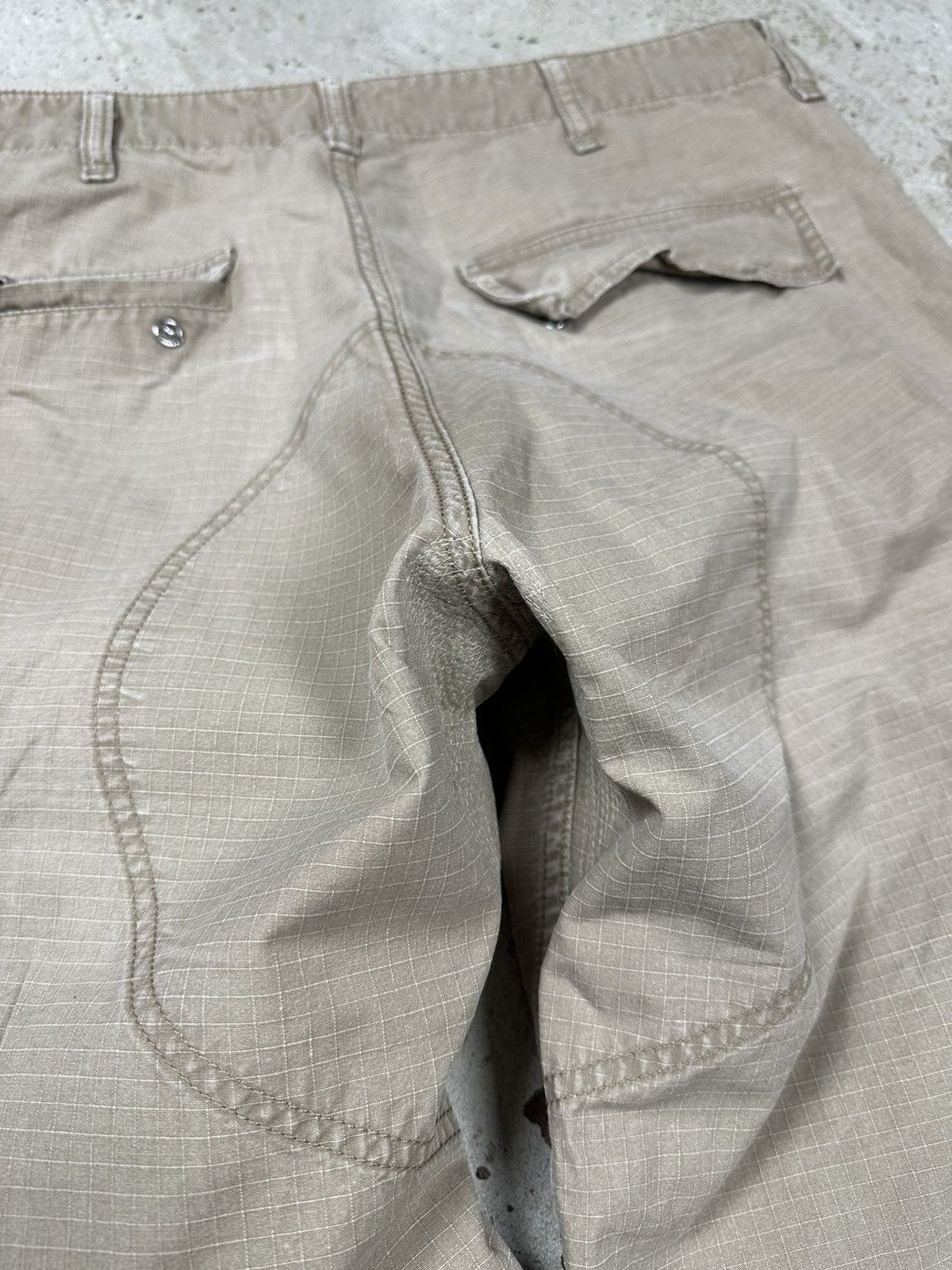 Carhartt Vintage Y2K Carhartt Baggy Distressed Reworked Cargo Pants Size US 33 - 15 Thumbnail