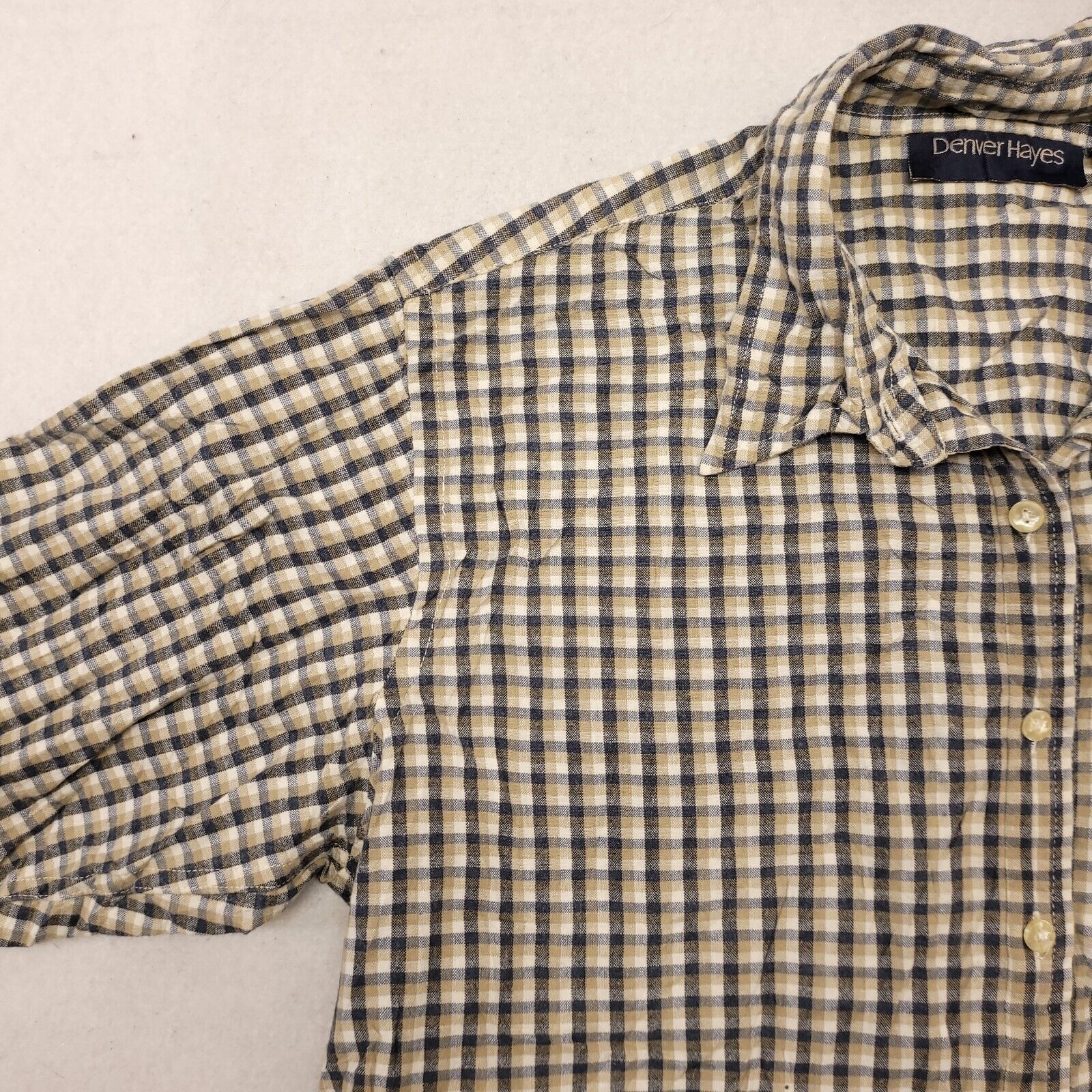Denver Hayes Denver Hayes Flannel Button Up Shirt Mens Size XL Green Size US XL / EU 56 / 4 - 4 Thumbnail