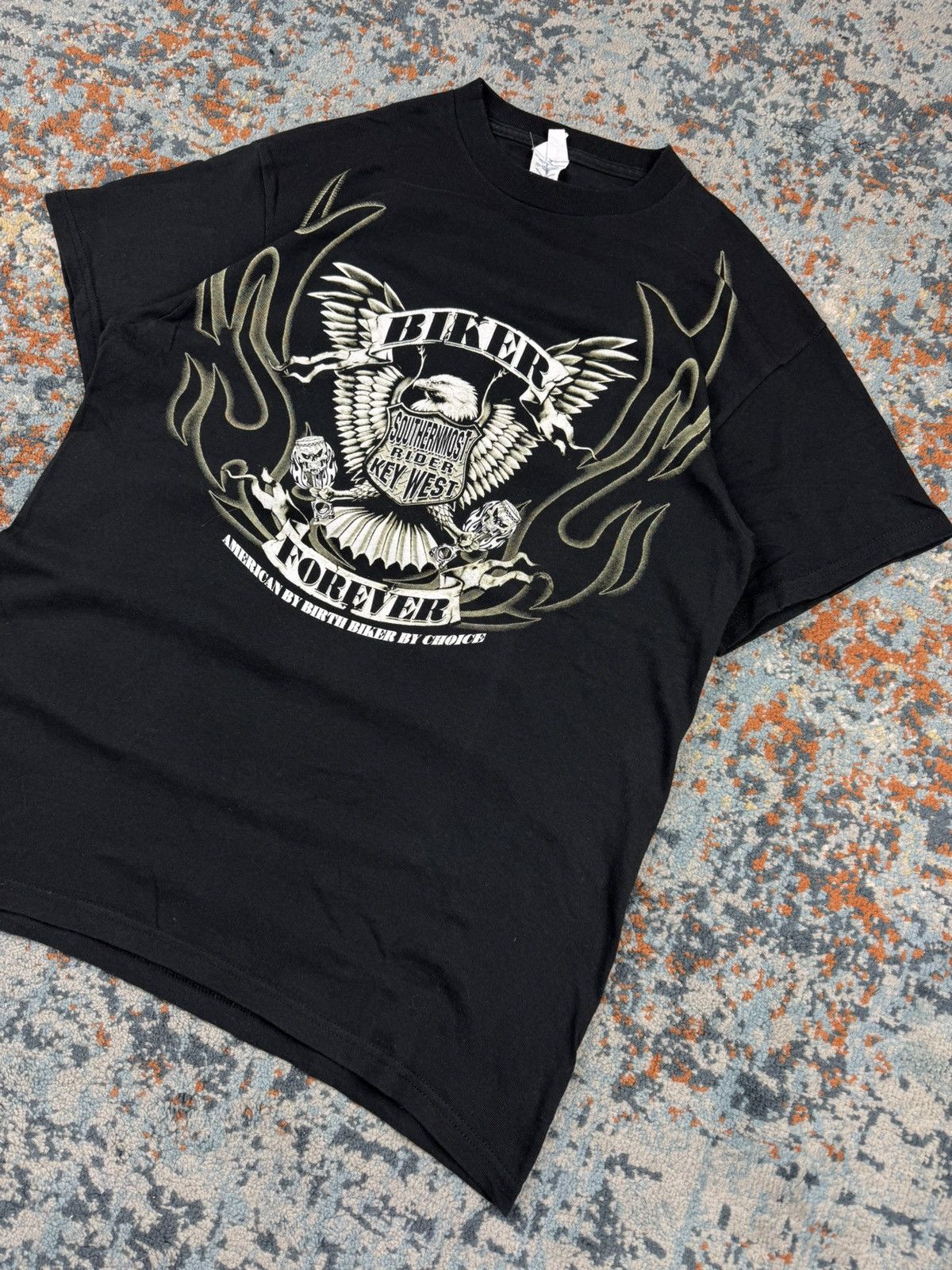 Vintage × West Coast Choppers Vintage 00s biker forever tribal harley style graphic tee Size US M / EU 48-50 / 2 - 3 Thumbnail