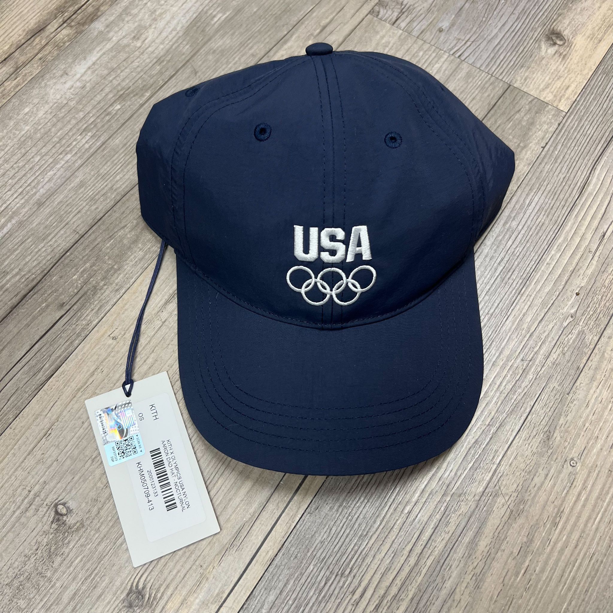 Kith Kith X Team USA Nylon Aaron Cap Nocturnal Size ONE SIZE - 3 Thumbnail