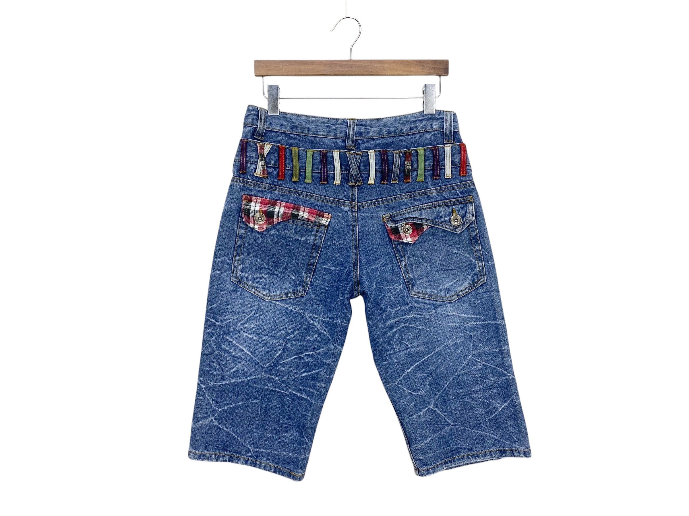 Japanese Brand Nylaus Short Jeans Distressed Denim Size US 32 / EU 48 - 1 Thumbnail
