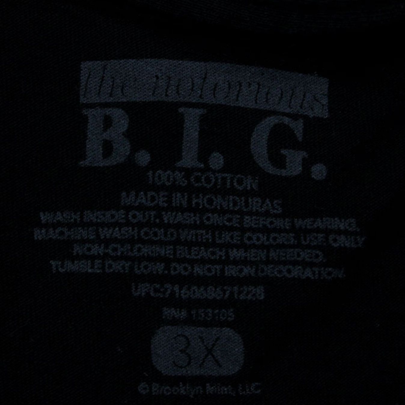 Vintage Notorious B.I.G. Shirt Mens 3XL XXXL Black Graphic Print Tee 90s Hip Hop Music T-Shirt Size US XXL / EU 58 / 5 - 7 Thumbnail