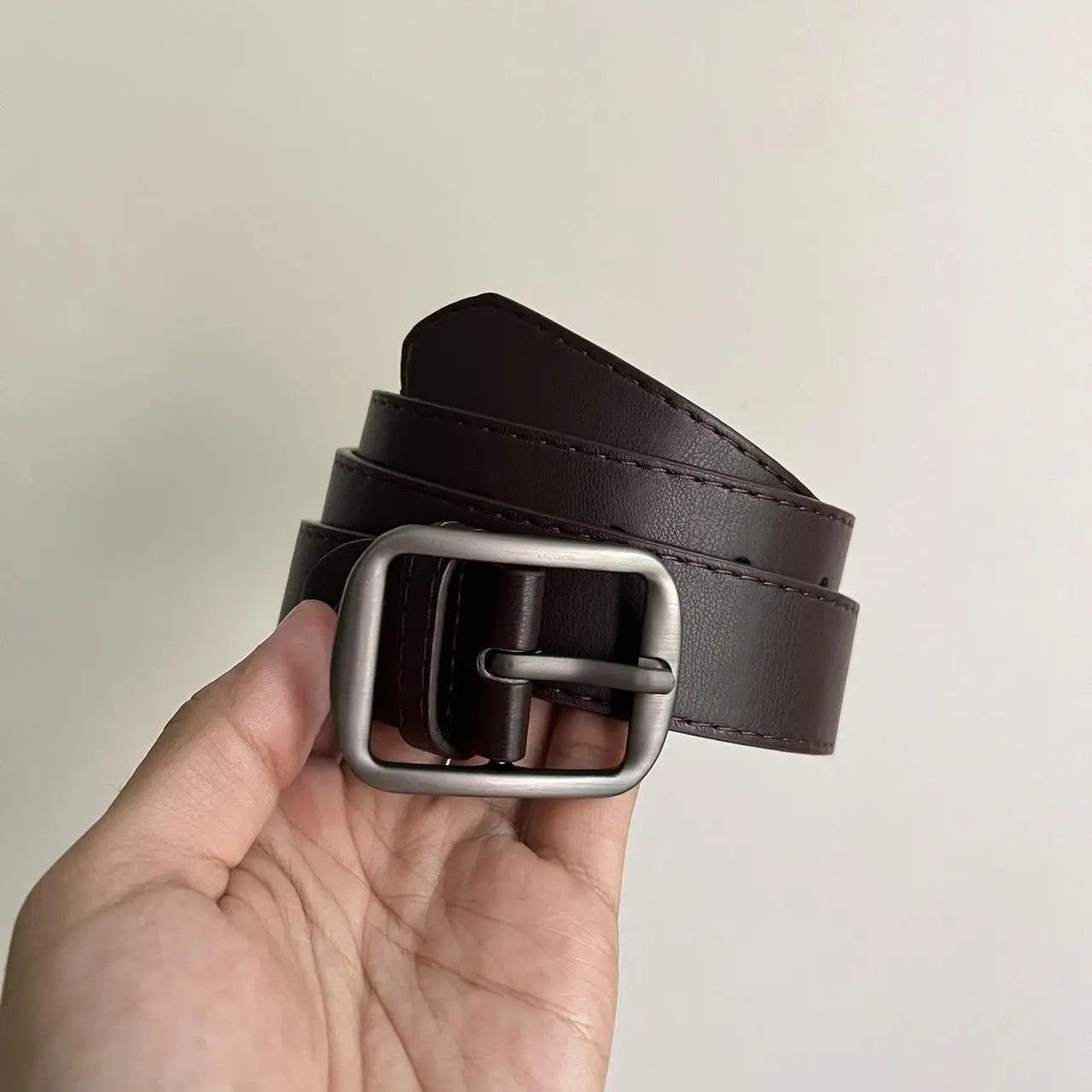 Jewelry vintage brown american western simple design belt Size ONE SIZE - 4 Thumbnail
