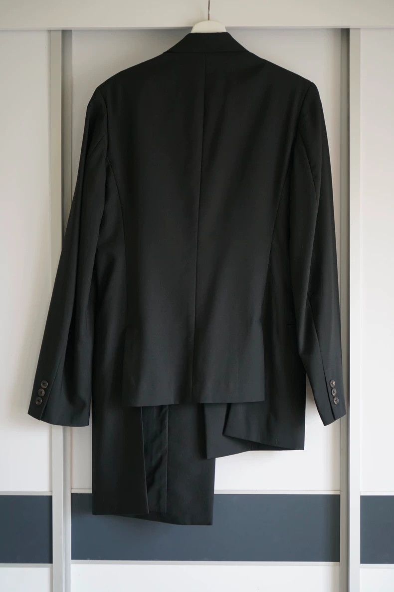 Yohji Yamamoto Yohji Yamamoto Yohji Yamamoto Asymmetrical Wool Suit Jacke Size US S / EU 44-46 / 1 - 2 Thumbnail