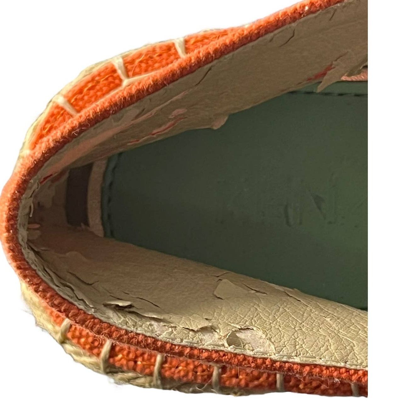 Kenzo Kenzo Tiger-Embroidered Orange Espadrille 35 (US SIZE 4) Size US 4 / IT 34 - 15 Thumbnail