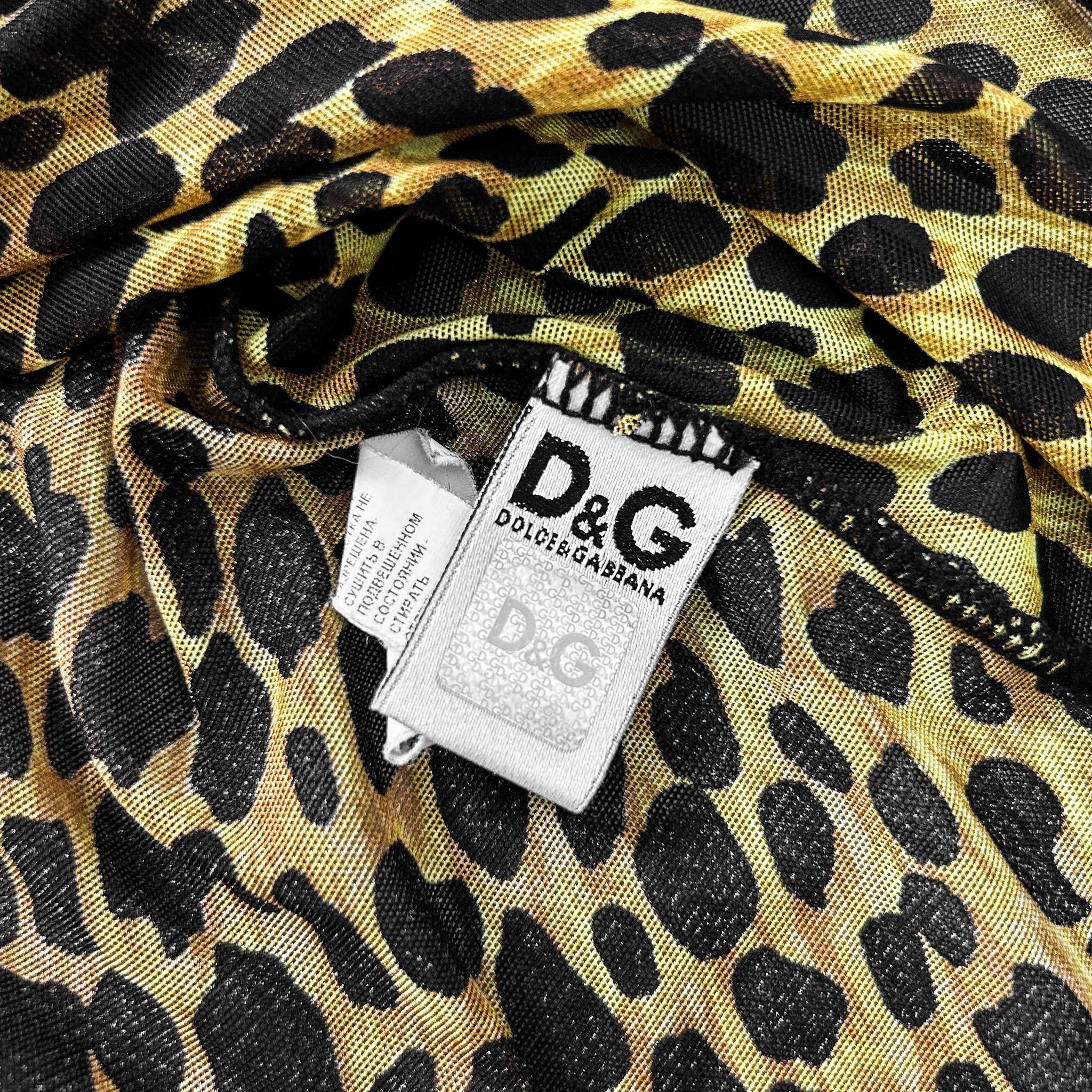 Dolce & Gabbana Dolce & Gabbana Cheetah Print Tank Top Size US S / EU 44-46 / 1 - 5 Thumbnail