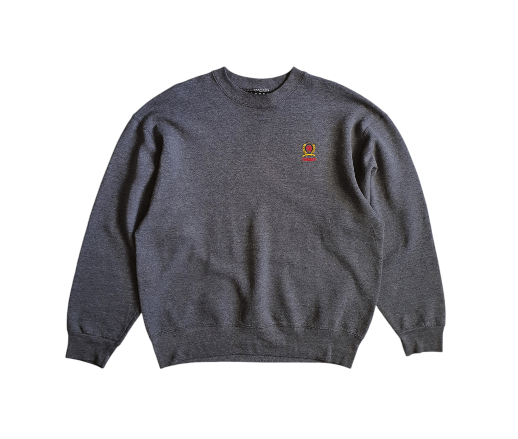 Tommy Hilfiger × Vintage TOMMY HILFIGER 1990s Classic Logo Sweatshirt size Large Size US L / EU 52-54 / 3 - 1 Thumbnail