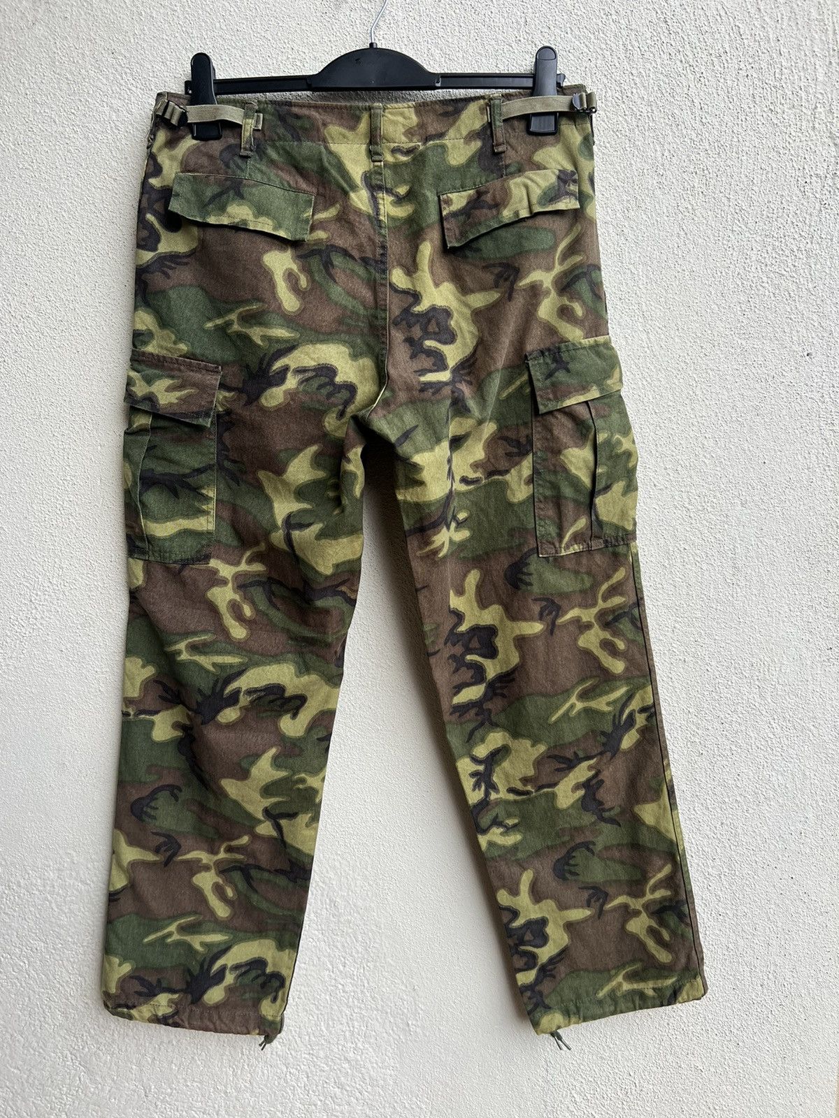 Vintage HOUSTON Japan Erdl Camo Repro Vietnam War Military Trouser Size US 33 - 15 Thumbnail