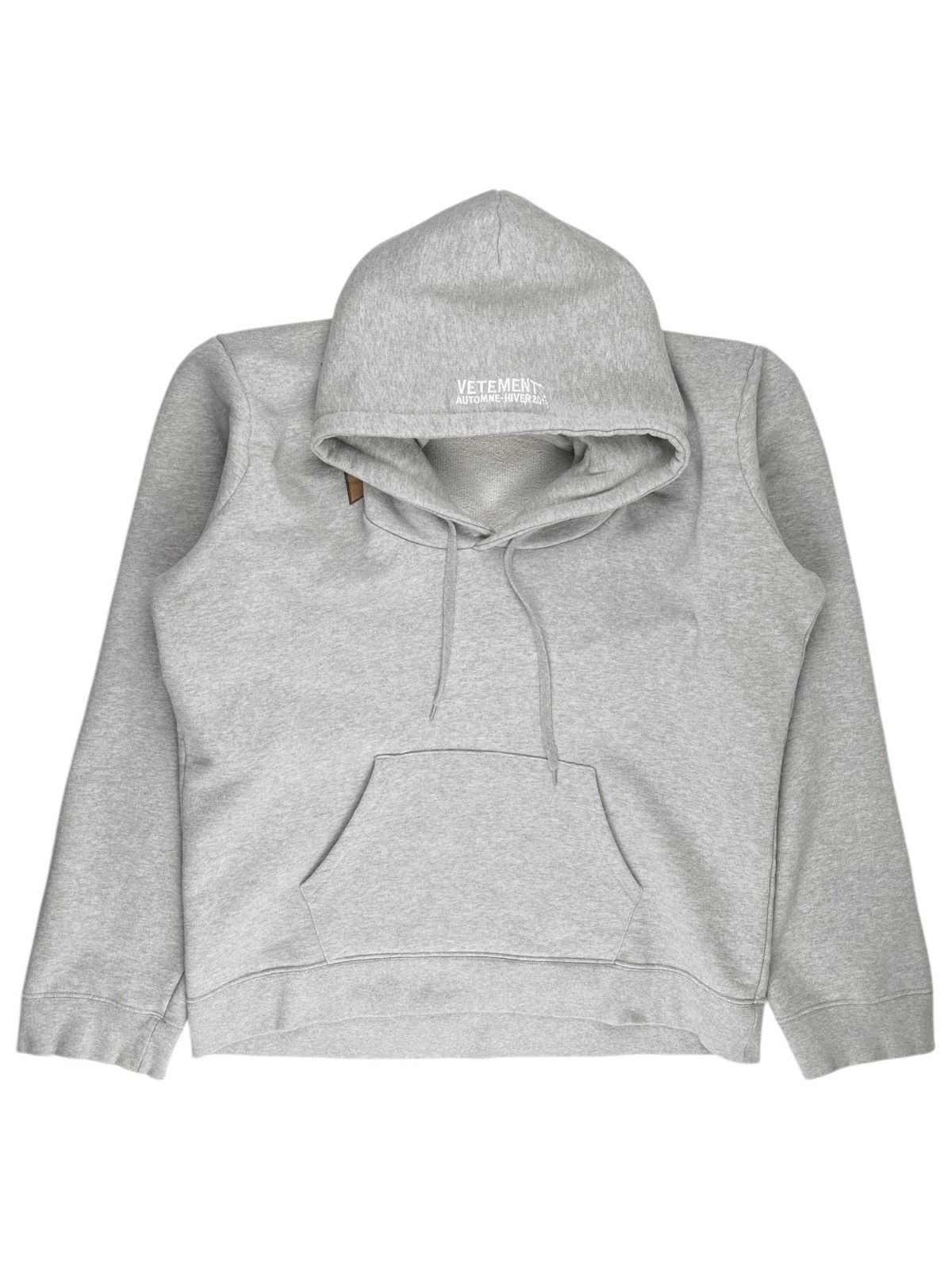 VETEMENTS Misplaced Hoodie パーカー VETEMENTS MISPLACED LOGO HOODIE | eBay