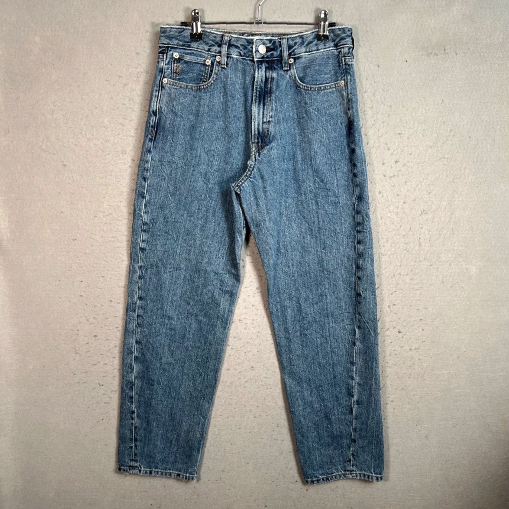 Calvin Klein Calvin Klein Jeans Womens Straight Leg Blue Denim 27 Regular 5-Pocket Design Womens Jeans Size 27" / US 4 / IT 40 - 2 Thumbnail