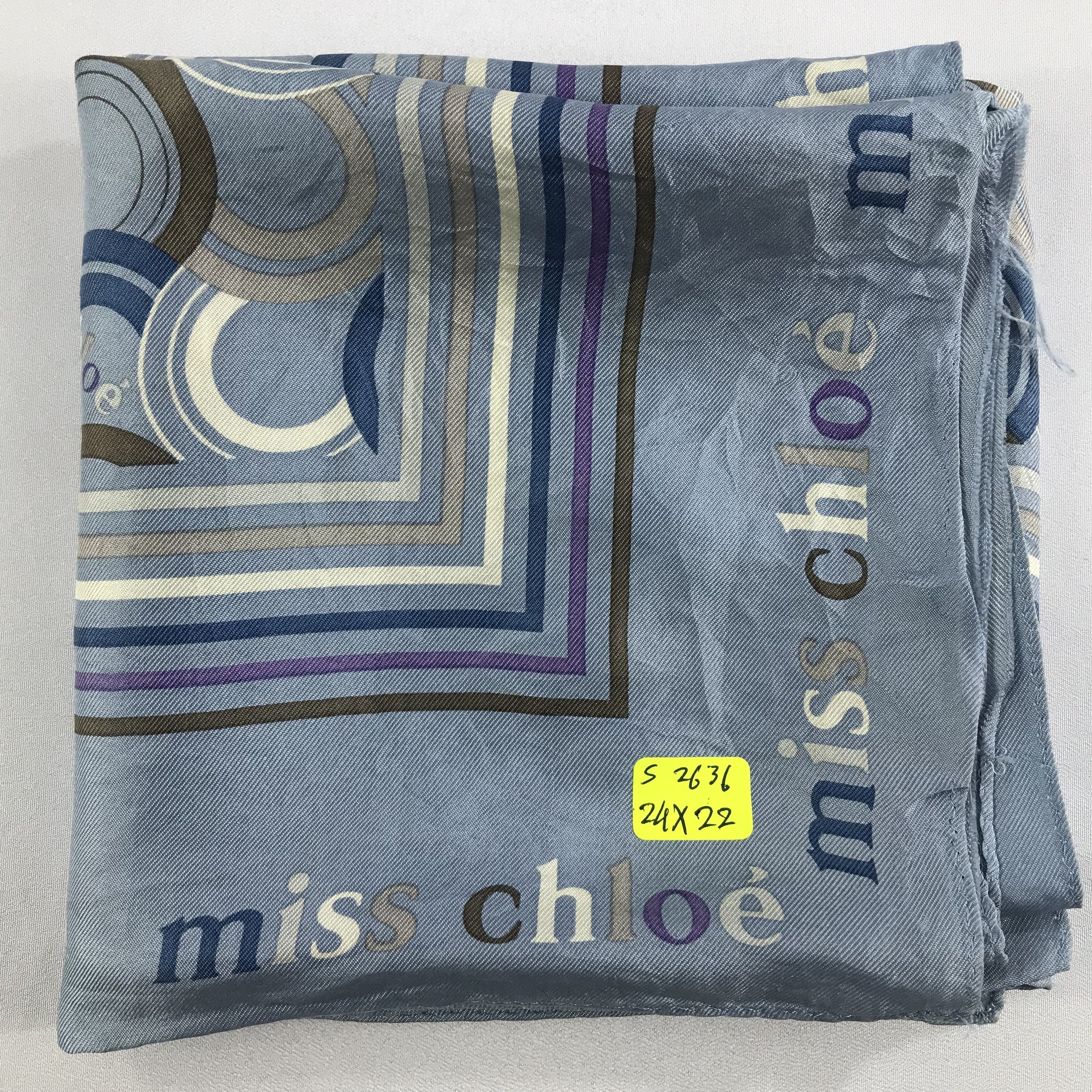 Chloe × Vintage Vintage Chloe Silk Scarf - S2636 Size ONE SIZE - 6 Thumbnail