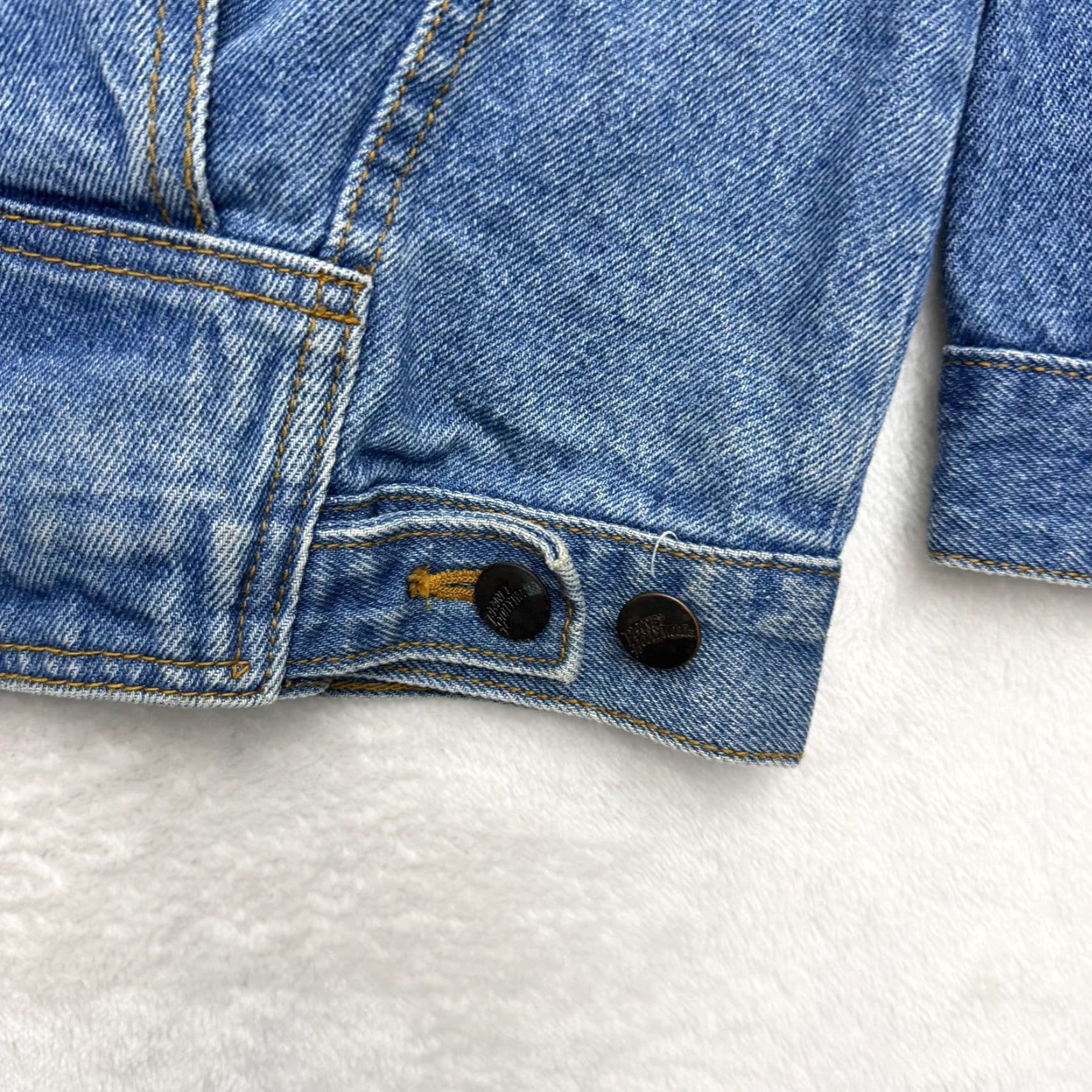 Planet Hollywood VINTAGE Planet Hollywood Jacket Mens XL Blue Denim Embroidered 90s City New York Bomber Jacket Size US XL / EU 56 / 4 - 6 Thumbnail