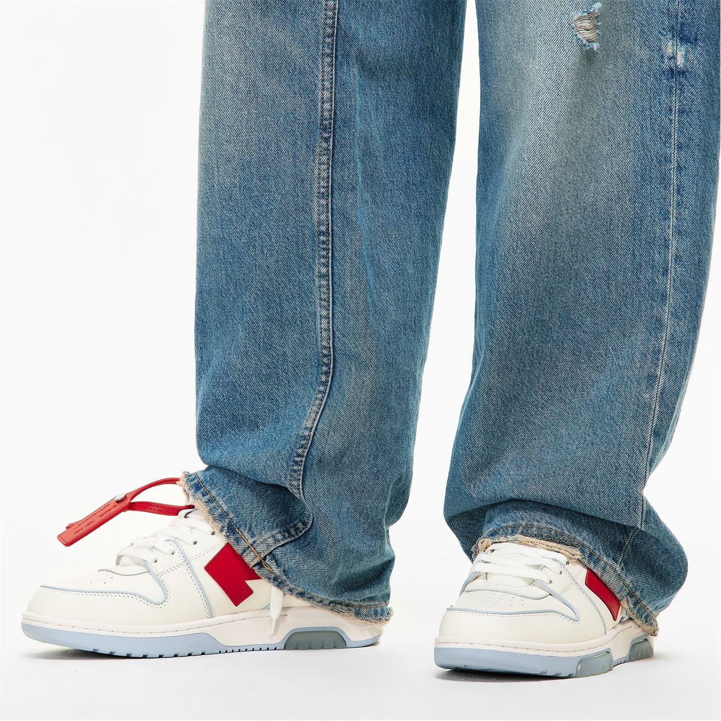 Off-White o1g2r1mq0226 Outofoffice Low-Top Trainers in Multicolor Size US 8 / EU 41 - 4 Thumbnail