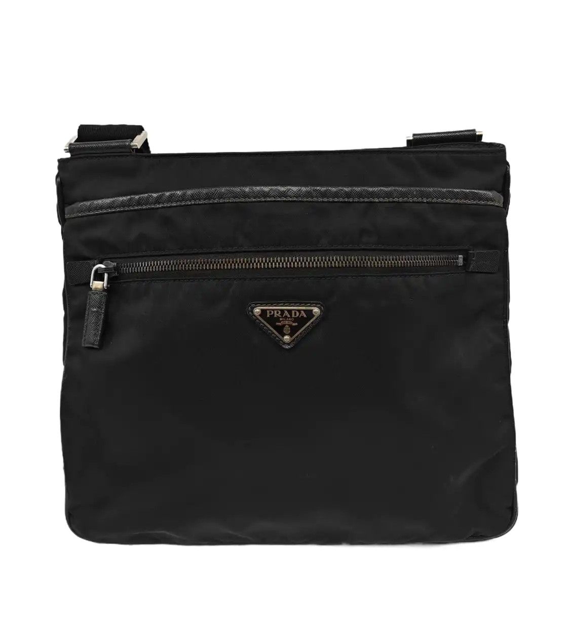 Prada 2VZ092 Prada Crossbody Sling Bag Backpack Nylon Black | Grailed