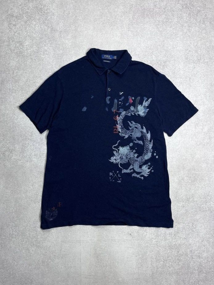 Japanese Brand Vintage Polo Ralph Lauren Japanese Dragon Avantgarde Shirt L Size US L / EU 52-54 / 3 - 1 Thumbnail