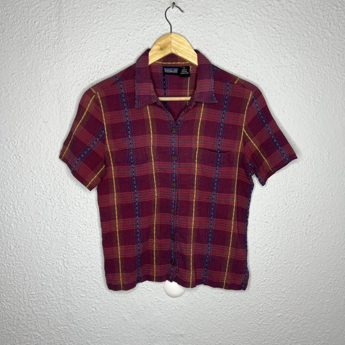 Patagonia Patagonia Vintage Womens Outdoor Summer Muslin Shirt Size M / US 6-8 / IT 42-44 - 1 Thumbnail