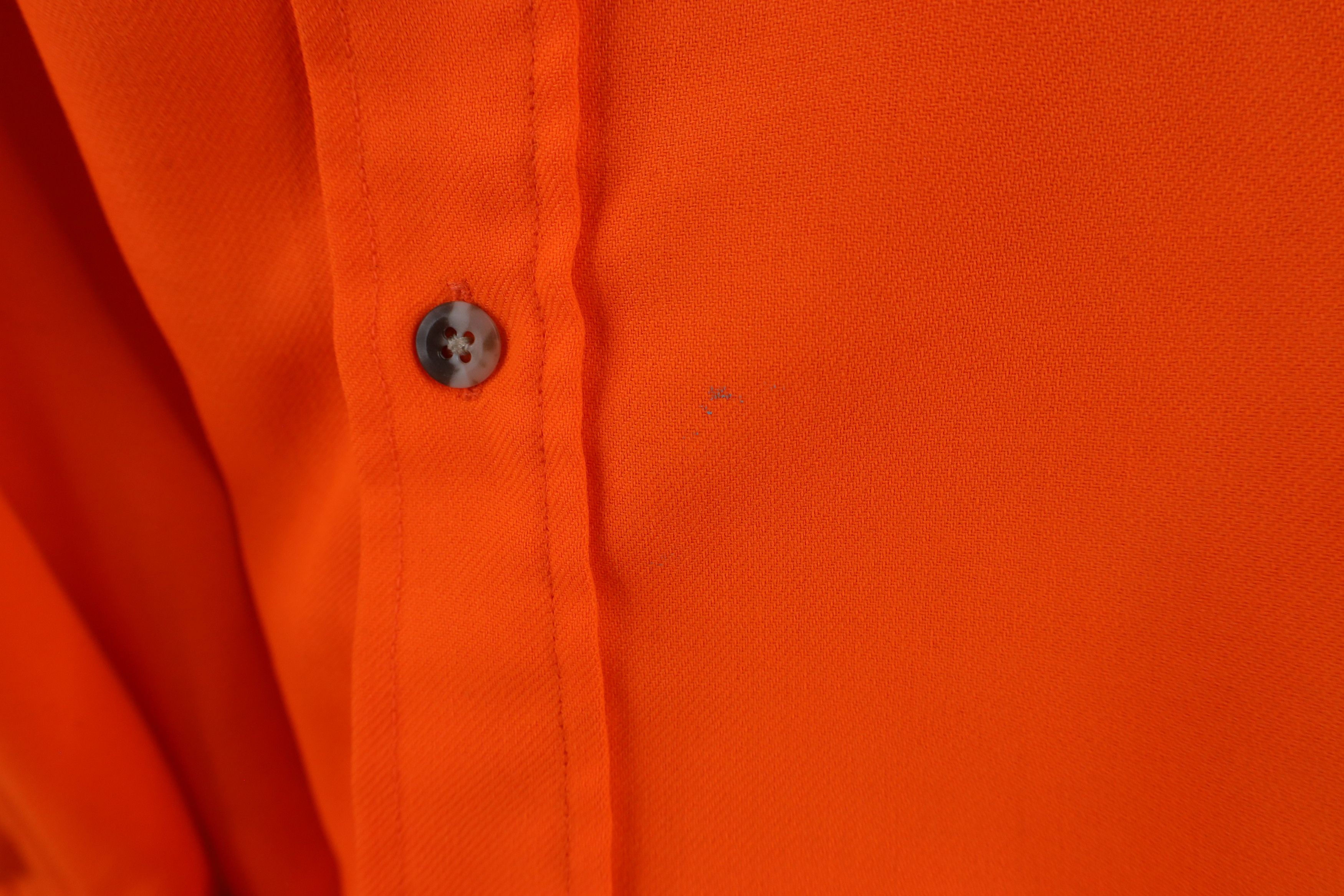 Cabelas × Vintage Vintage 90s Cabelas Heavyweight Button Shirt Blaze Orange Size US XXL / EU 58 / 5 - 5 Thumbnail
