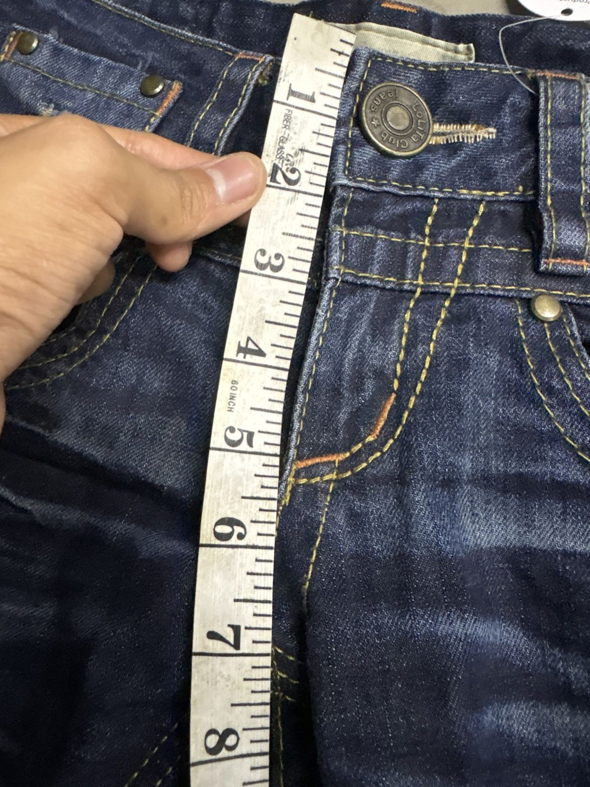 If Six Was Nine Japanese Brand Lolita Mud Wash Flare Heavy Distressed Jeans Size US 30 / EU 46 - 18 Thumbnail
