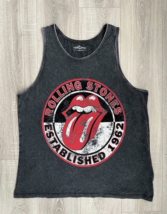 The Rolling Stones The Rolling Stones Established 1962 Big Logo Tank ...