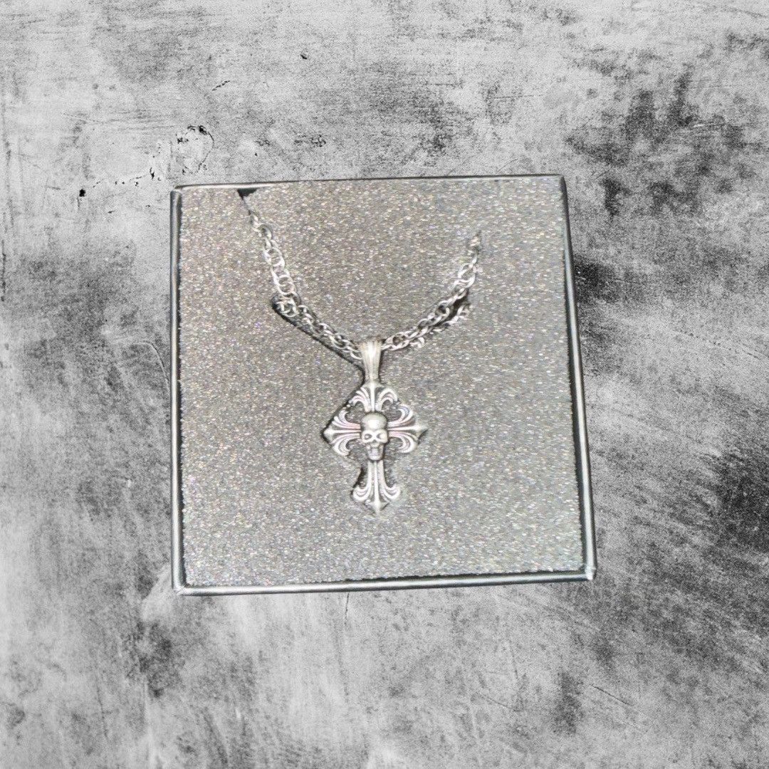 G59 Records LB Chrome Cross Pendant (Never Worn) Size ONE SIZE - 1 Thumbnail