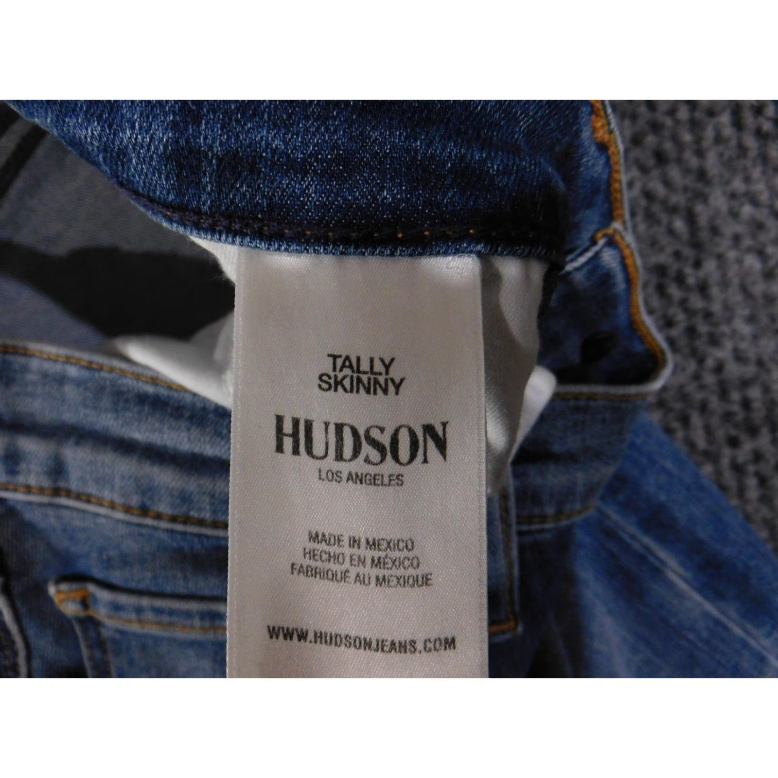 Hudson Hudson Jeans Womens 26 Blue Tally Skinny Stretch Denim Mid Rise Slim Leg Ankle Jeans Womens Size 26" / US 2 / IT 38 - 5 Thumbnail